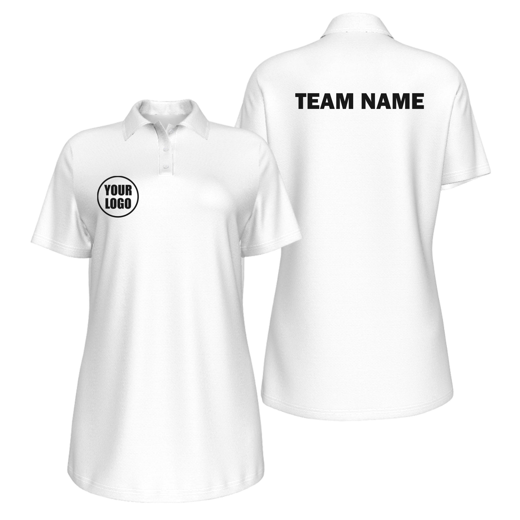 Picklewin Simple Stripe Women's Customized UV Protection Polo