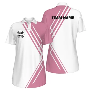 Picklewin Simple Stripe Women's Customized UV Protection Polo