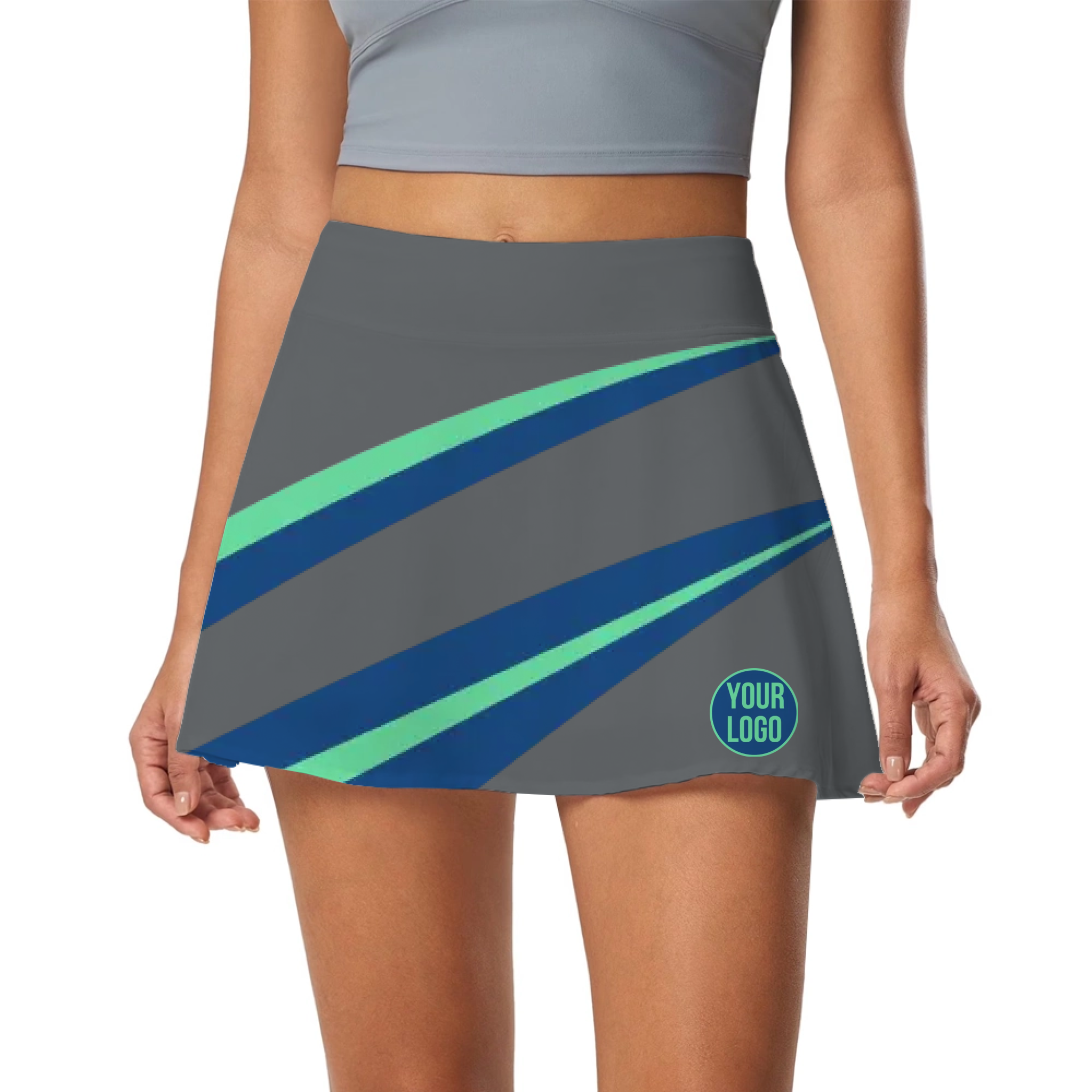 Picklewin Simple Women's Skort Customized Logo For Team