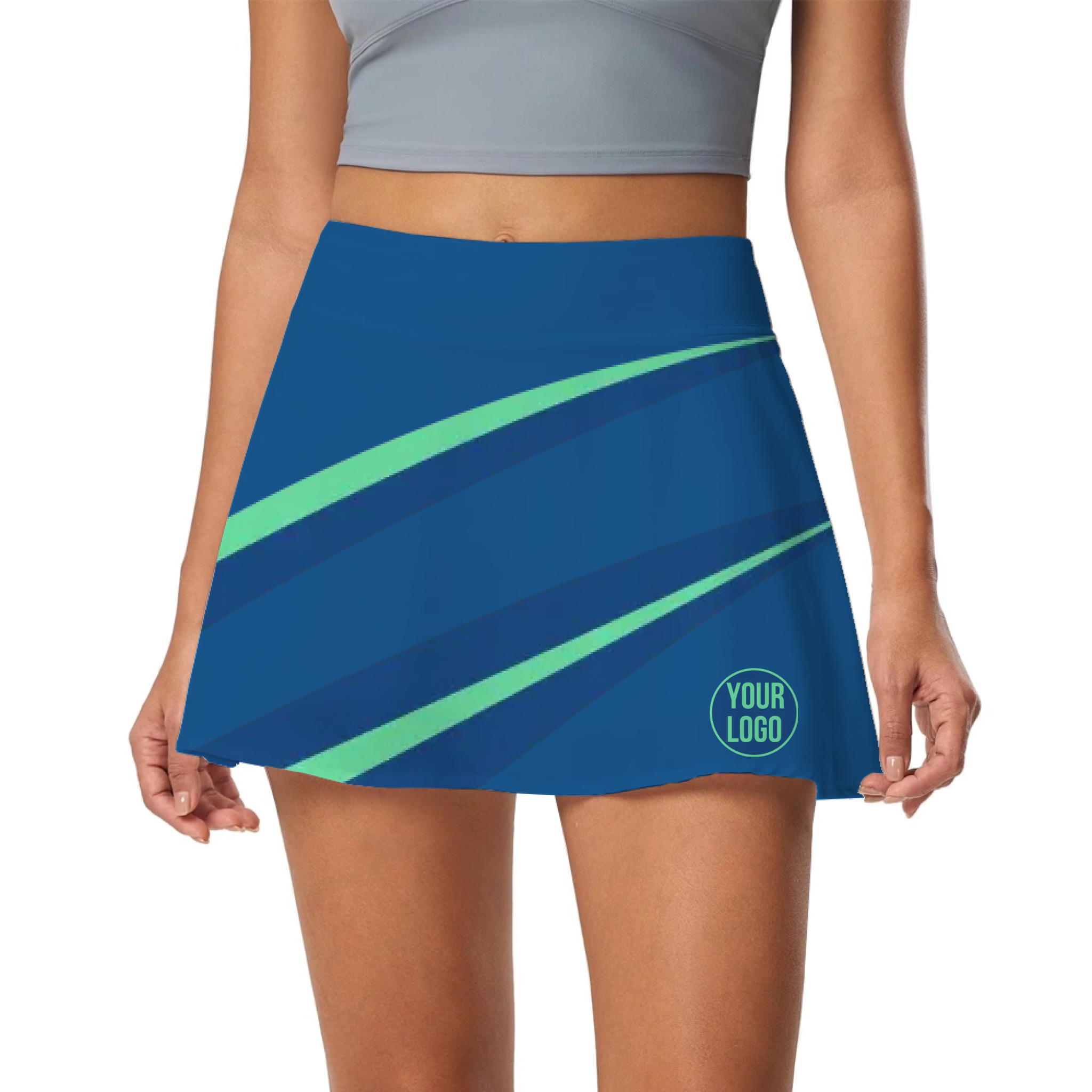 Picklewin Simple Women's Skort Customized Logo For Team