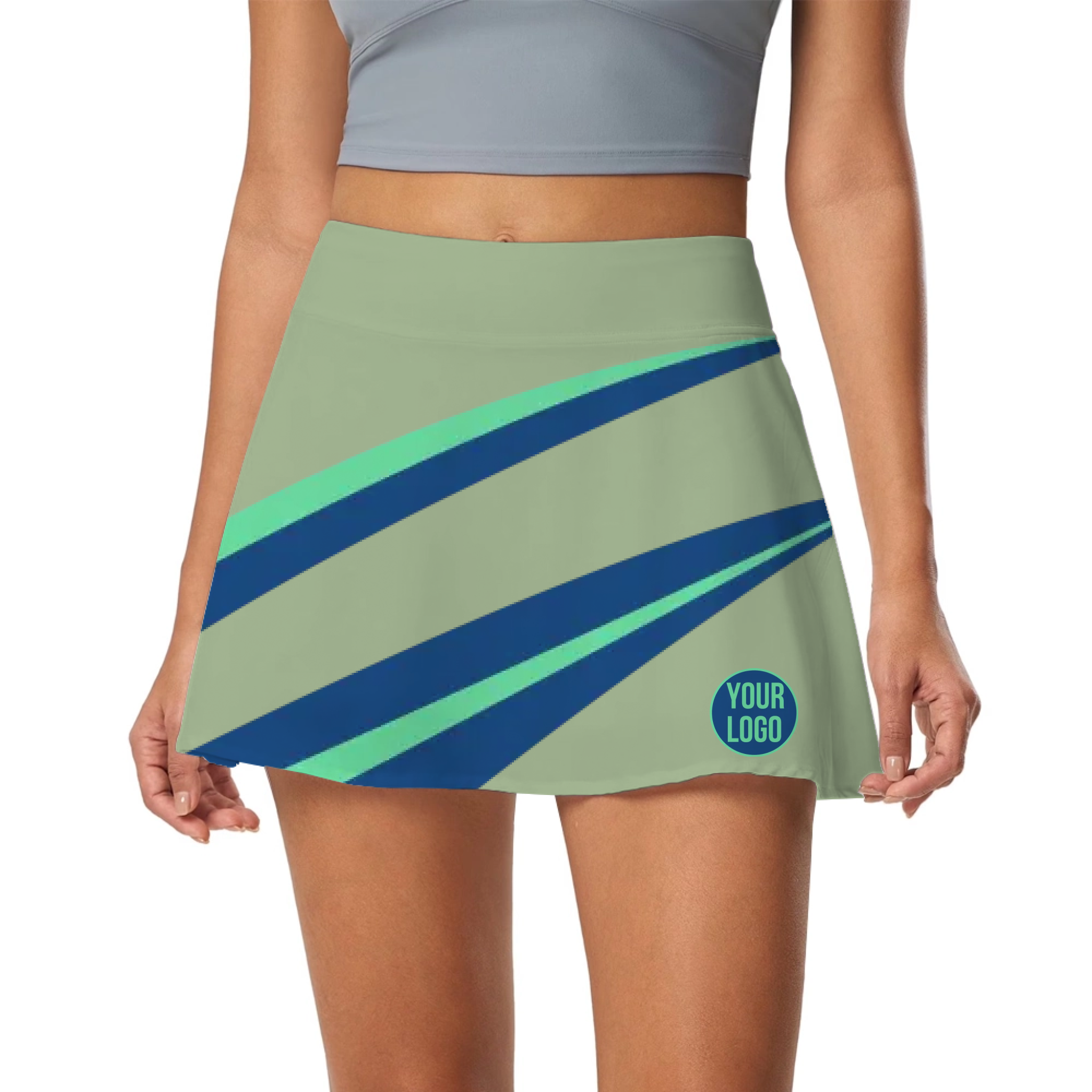 Picklewin Simple Women's Skort Customized Logo For Team