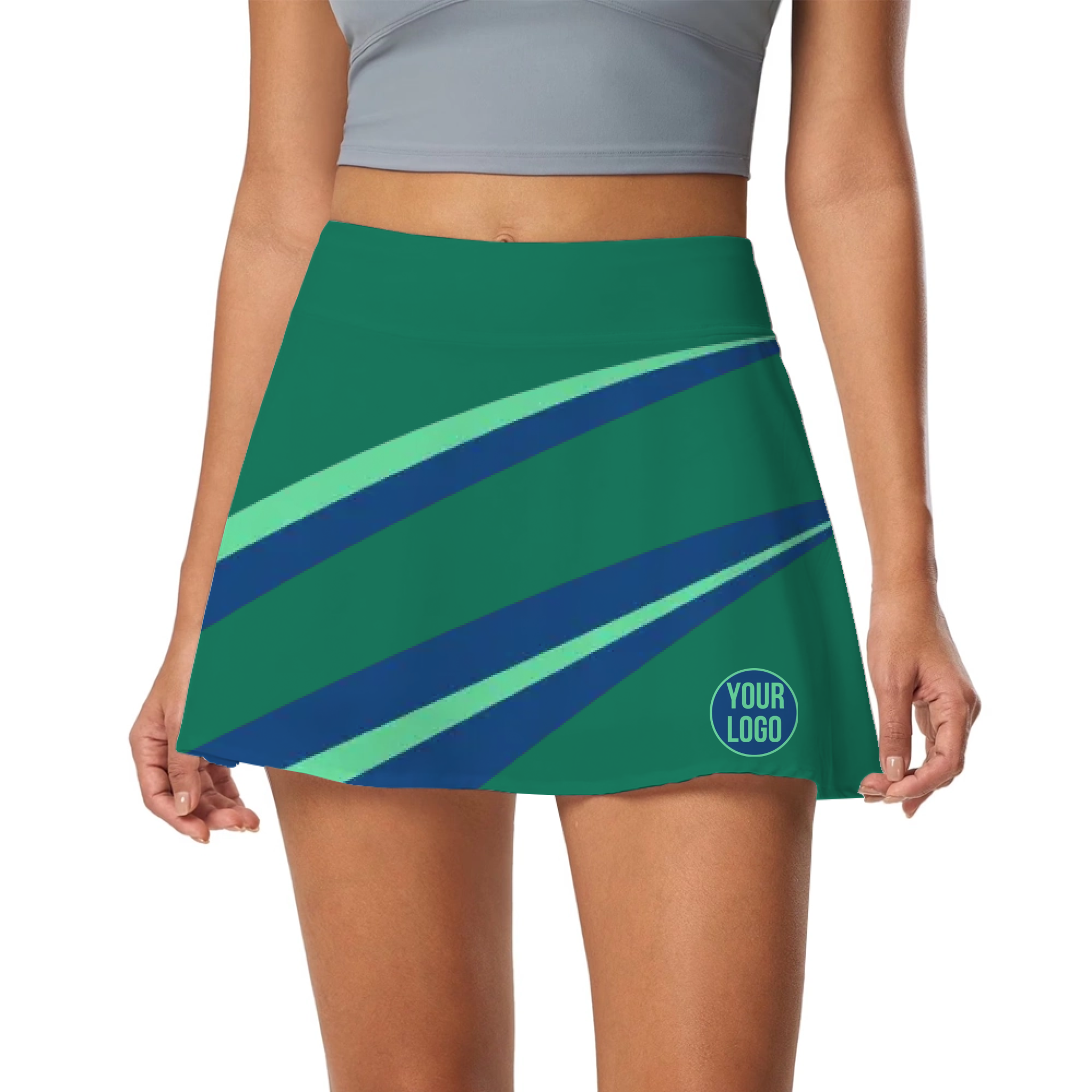 Picklewin Simple Women's Skort Customized Logo For Team