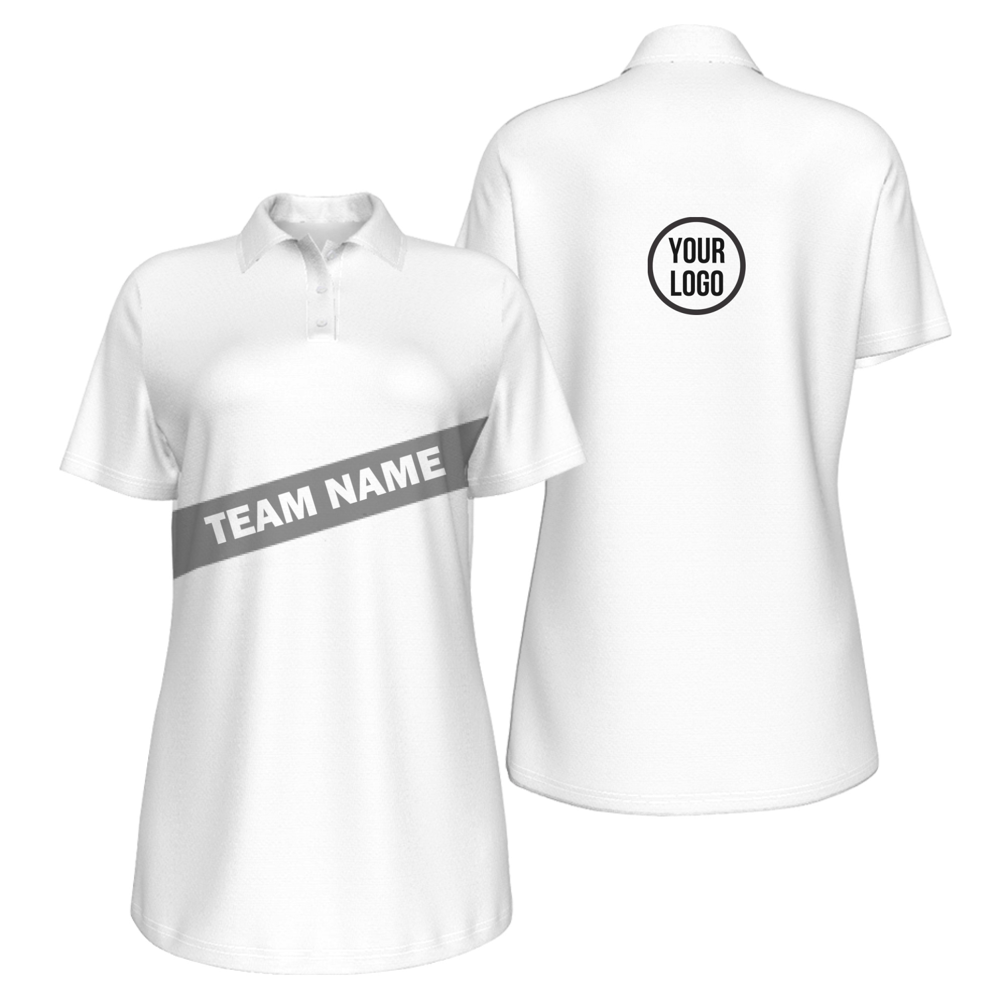 Picklewin Simple Women's UV Protection Polo For Pickleball Team