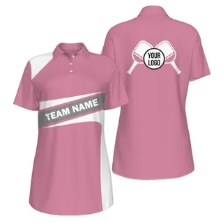 Picklewin Simple Women's UV Protection Polo For Pickleball Team