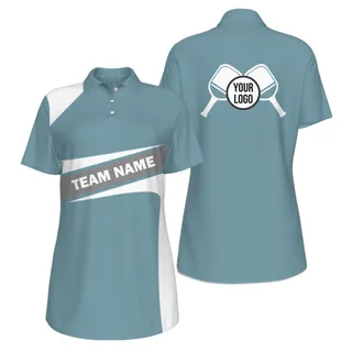 Picklewin Simple Women's UV Protection Polo For Pickleball Team – alternate