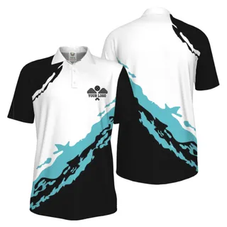 Picklewin Smudge Custom Logo UV Protection Pickleball Men Polo Shirt 