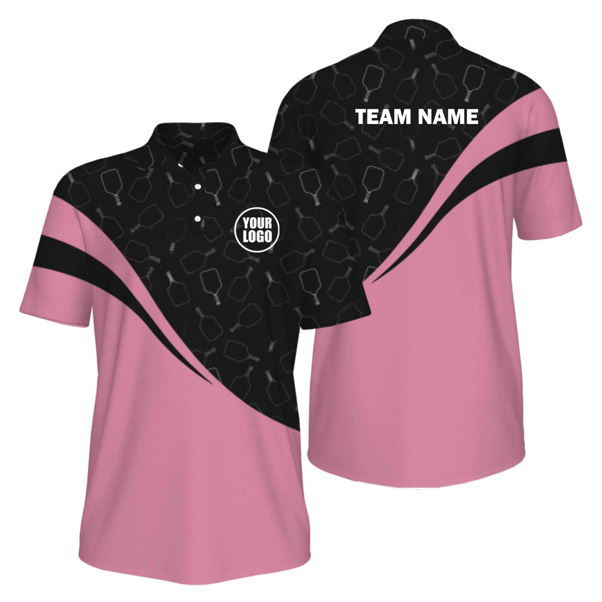 Picklewin Special Pickleball Pattern Men's UV Protection Polo Shirt