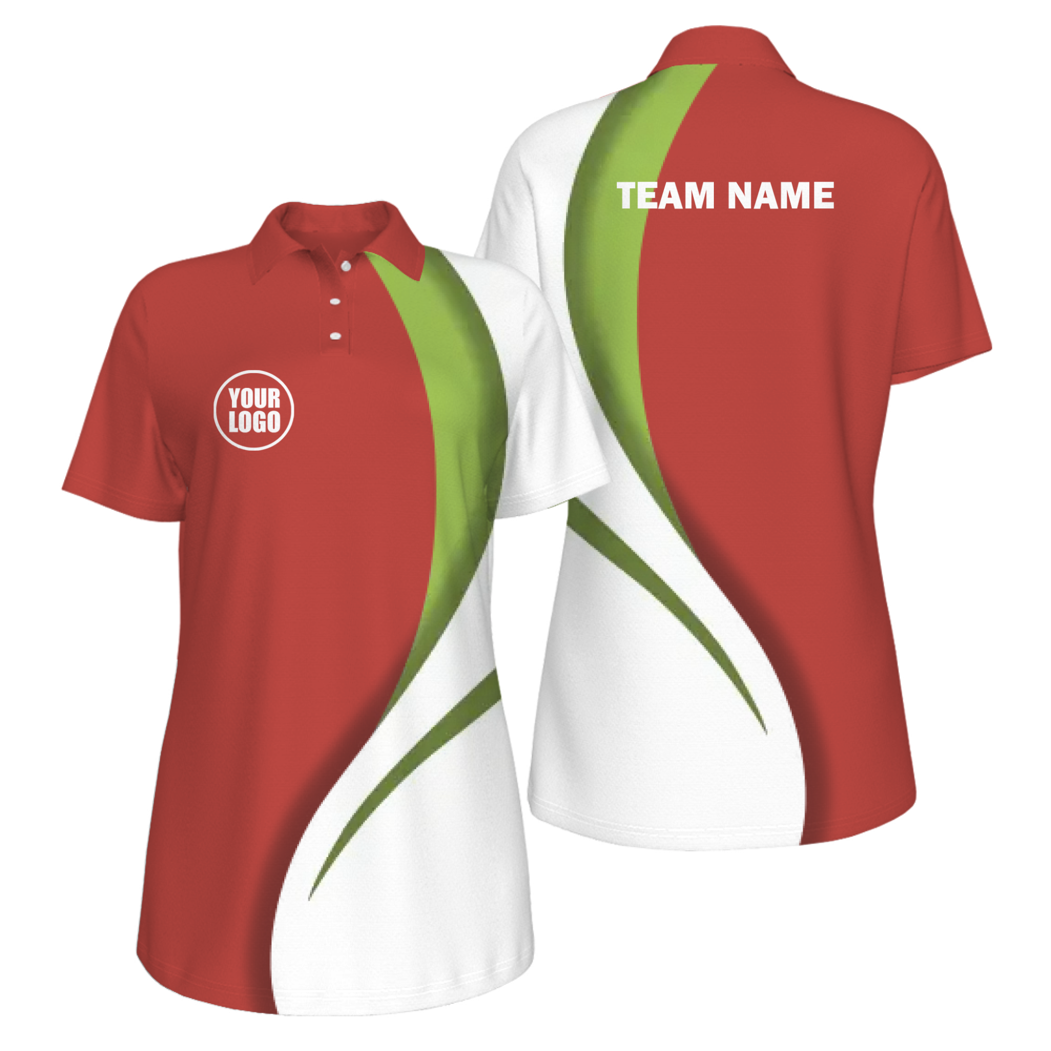 Picklewin Sporty Curve Customized UV Protection Polo For Women