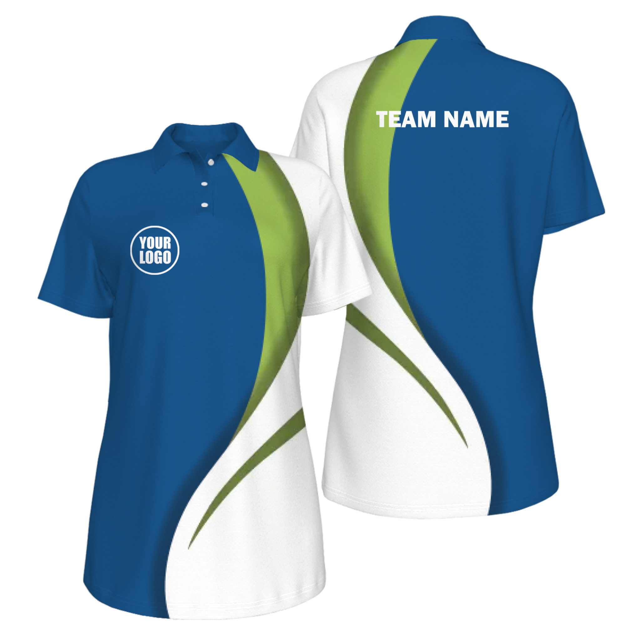 Picklewin Sporty Curve Customized UV Protection Polo For Women
