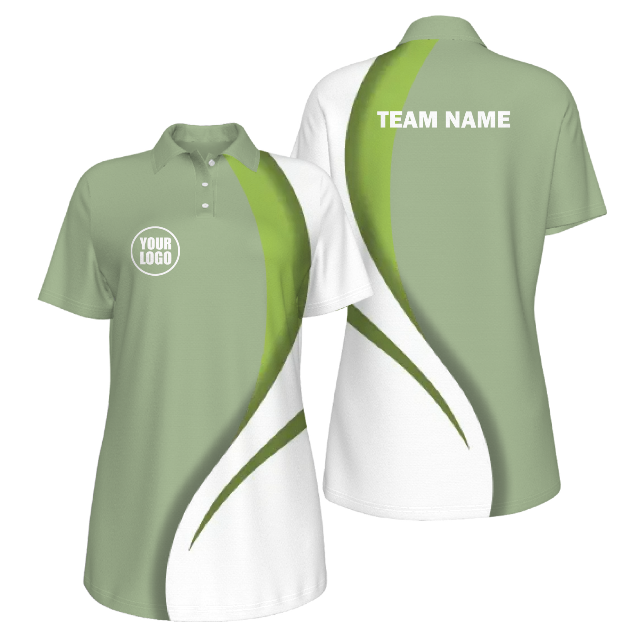Picklewin Sporty Curve Customized UV Protection Polo For Women