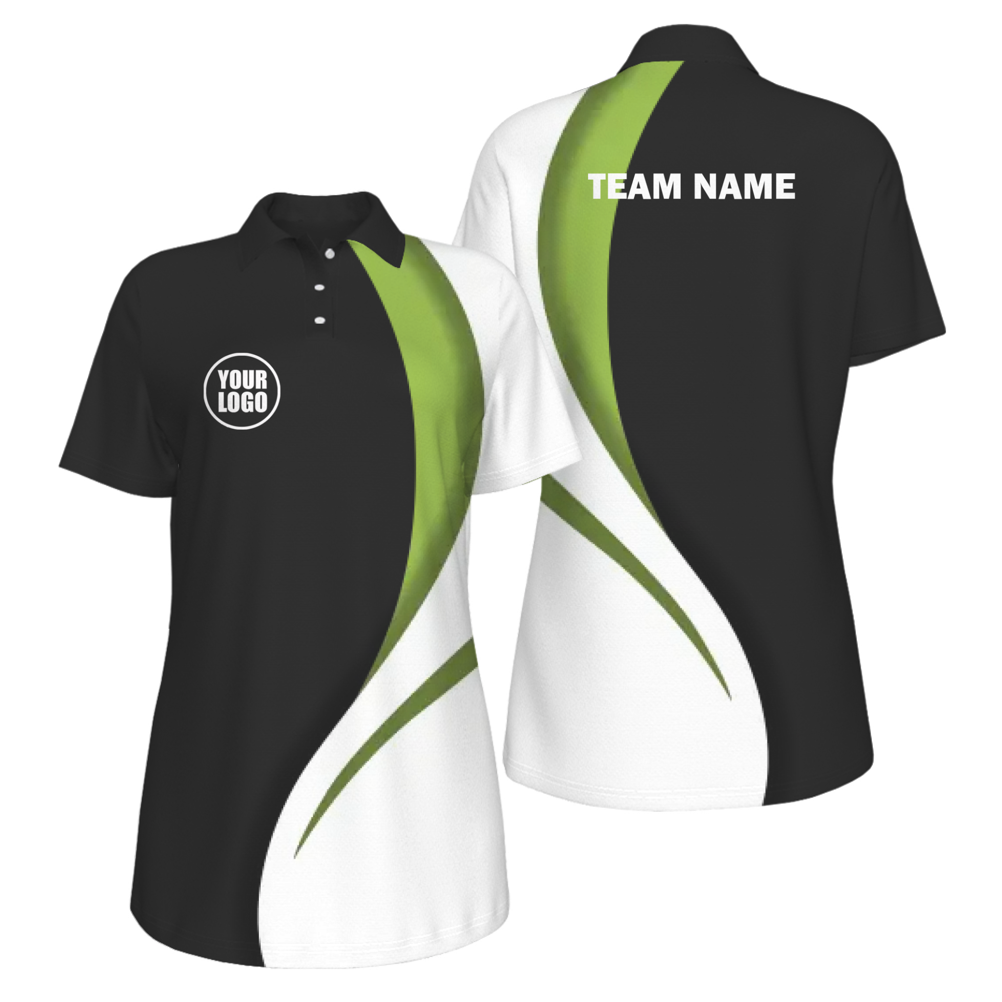 Picklewin Sporty Curve Customized UV Protection Polo For Women