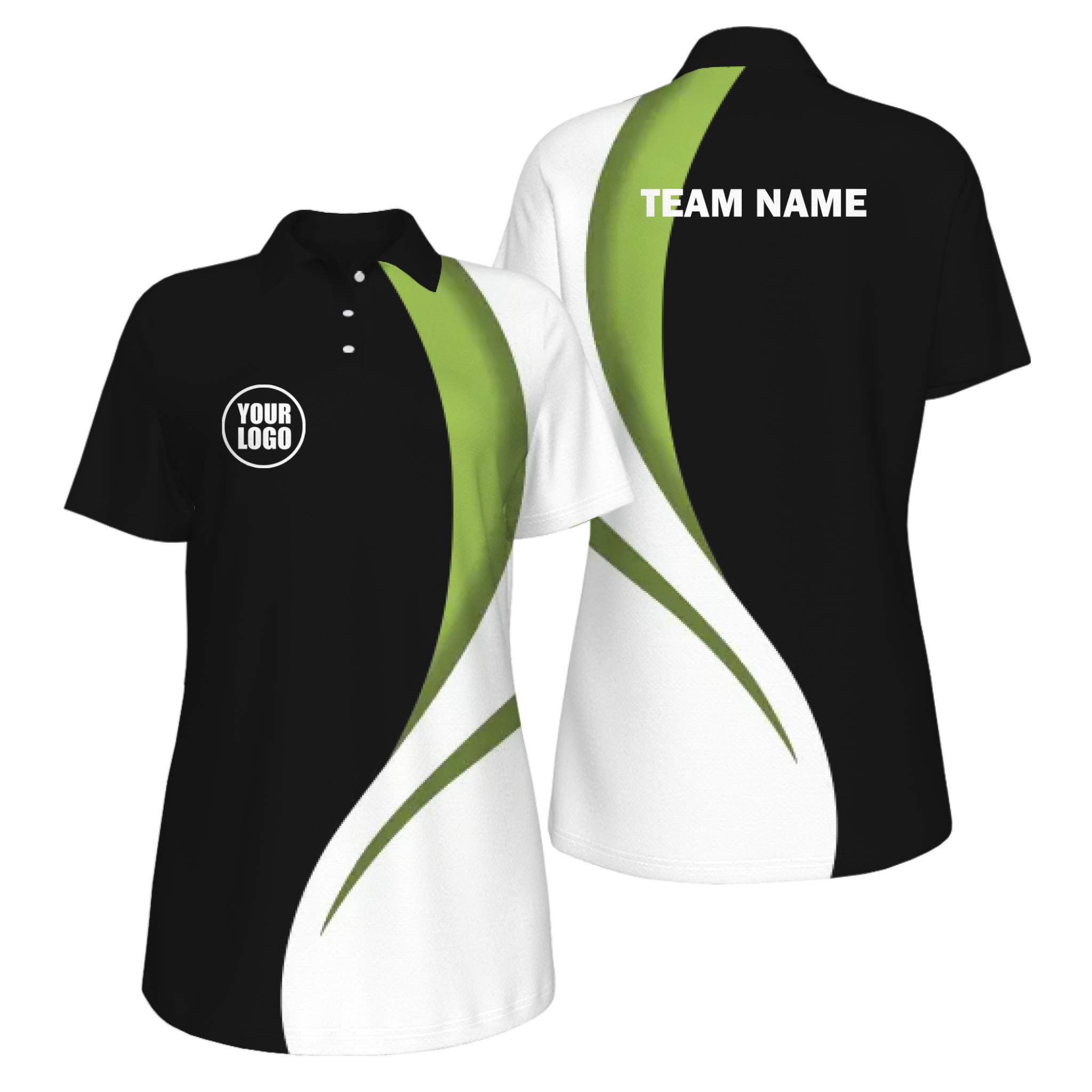 Picklewin Sporty Curve Customized UV Protection Polo For Women