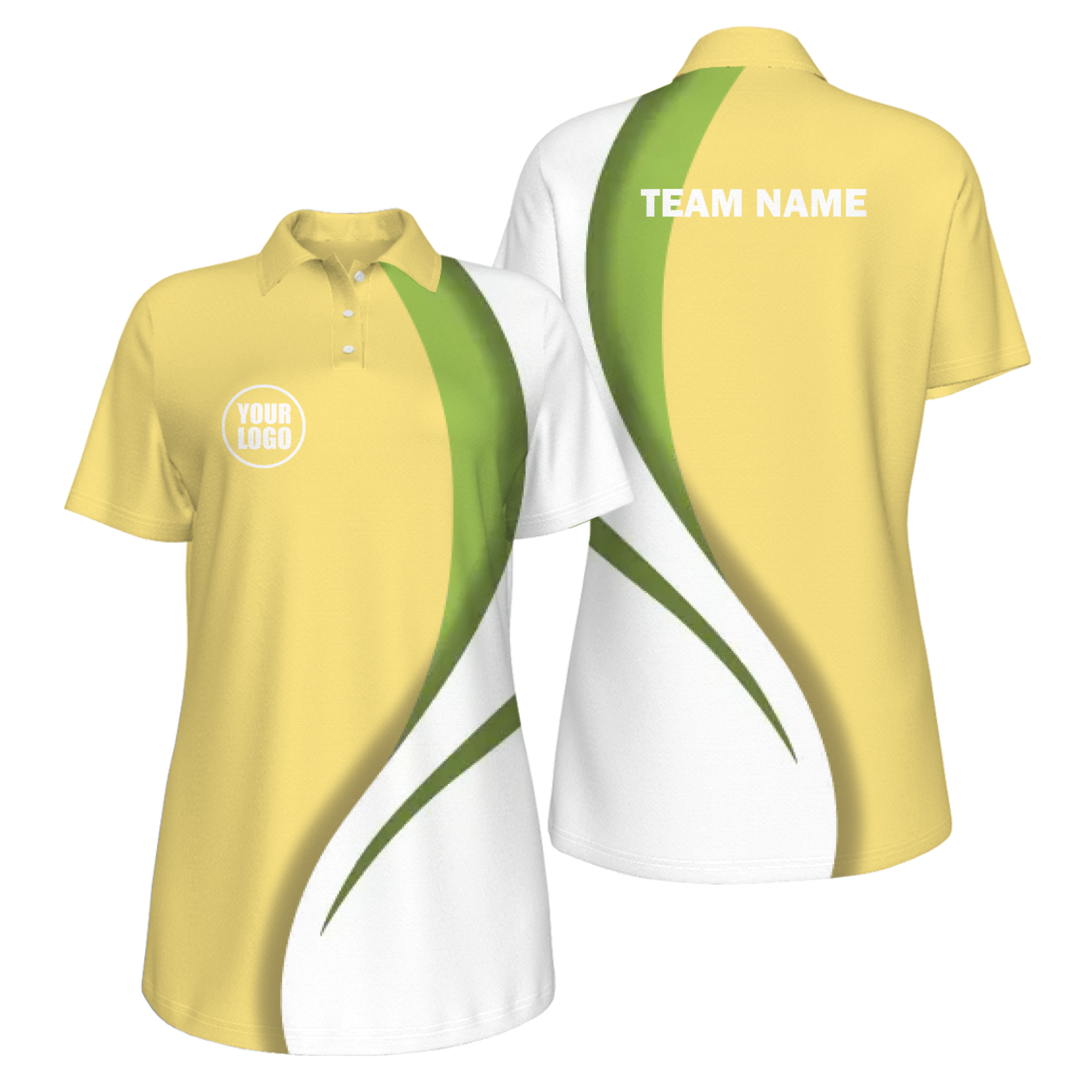Picklewin Sporty Curve Customized UV Protection Polo For Women