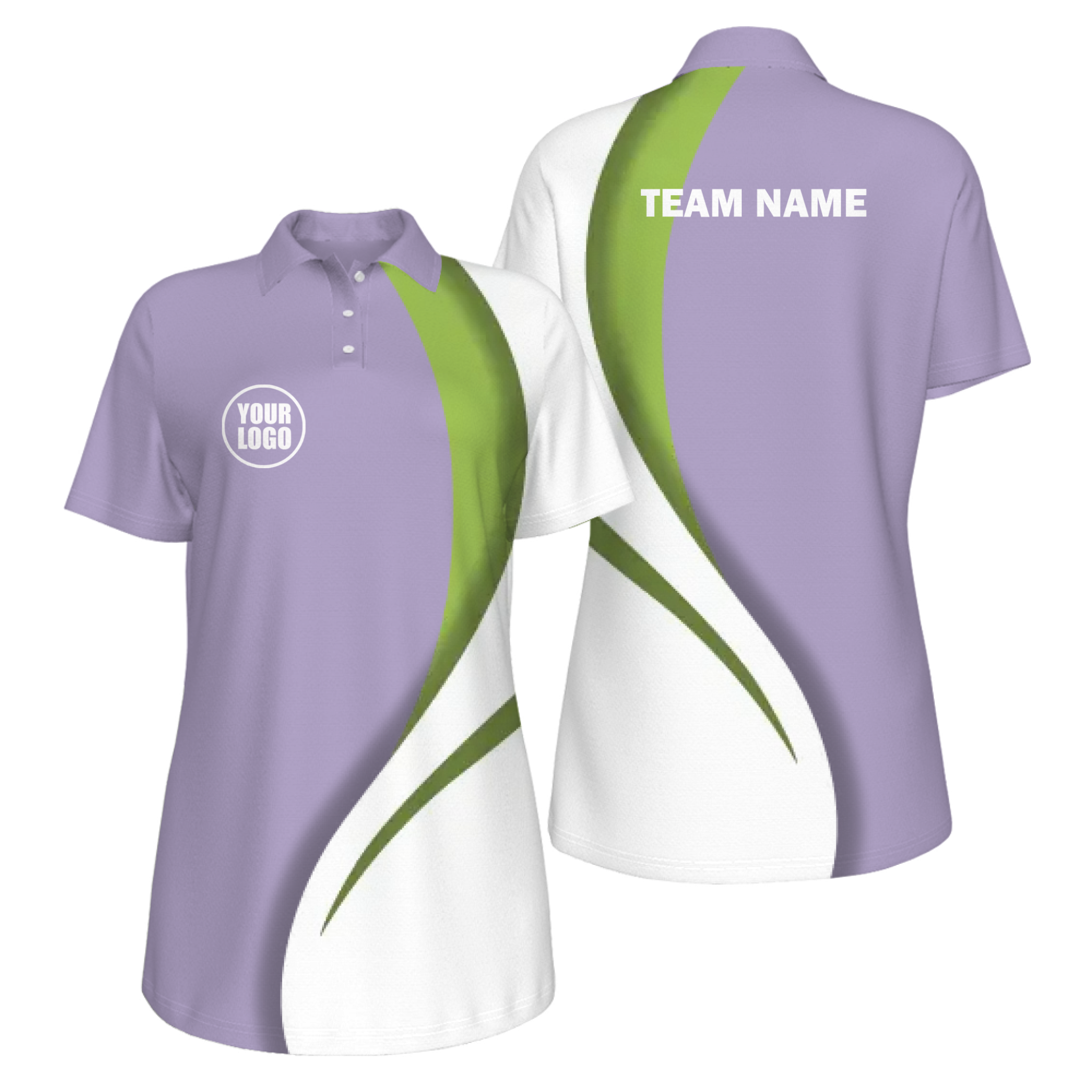 Picklewin Sporty Curve Customized UV Protection Polo For Women