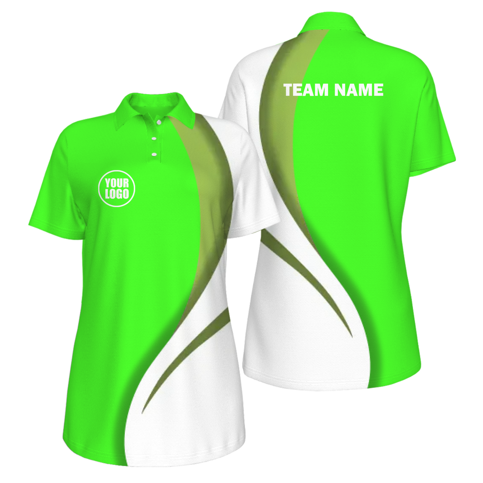 Picklewin Sporty Curve Customized UV Protection Polo For Women