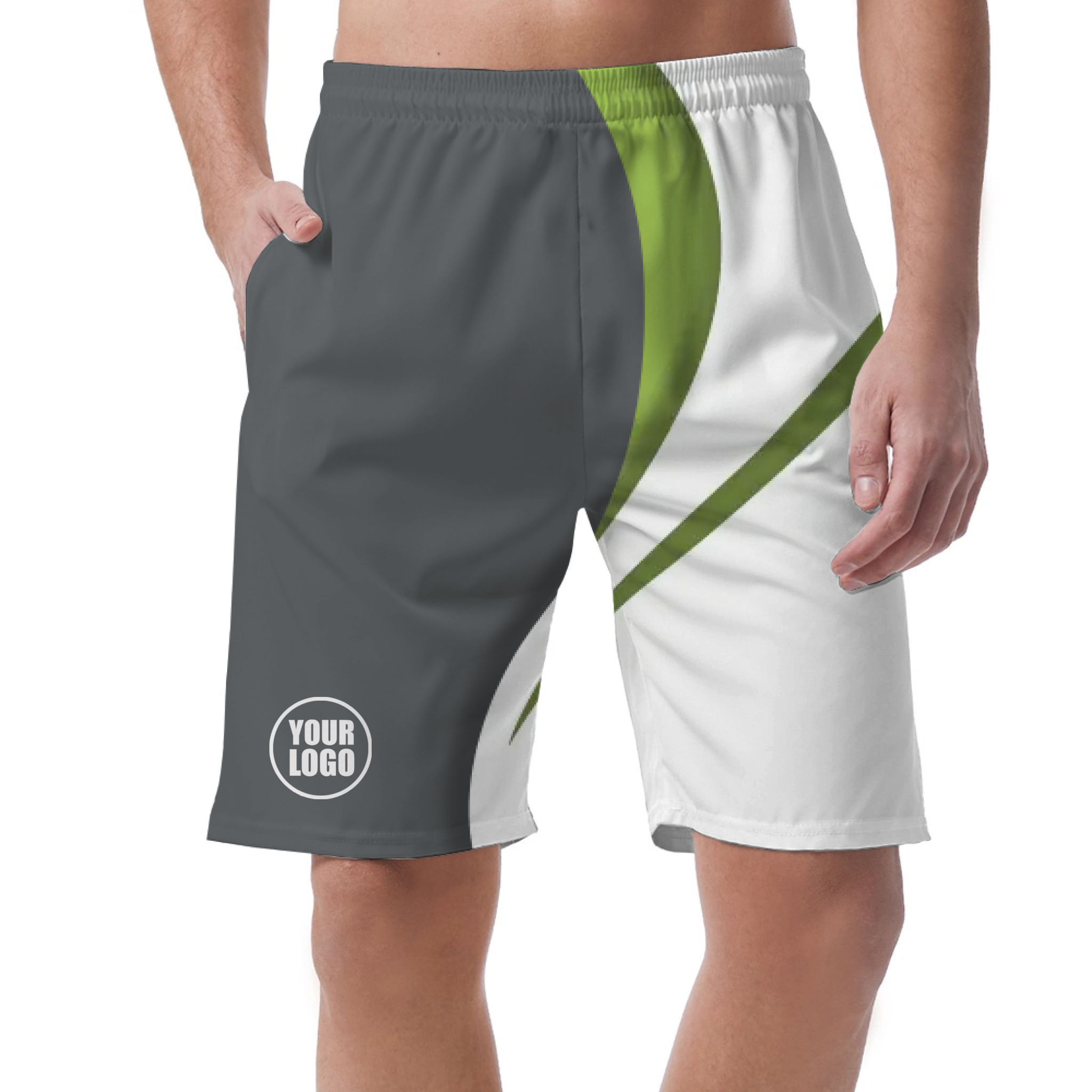 Picklewin Sporty Curve Short Pants Custom For Men