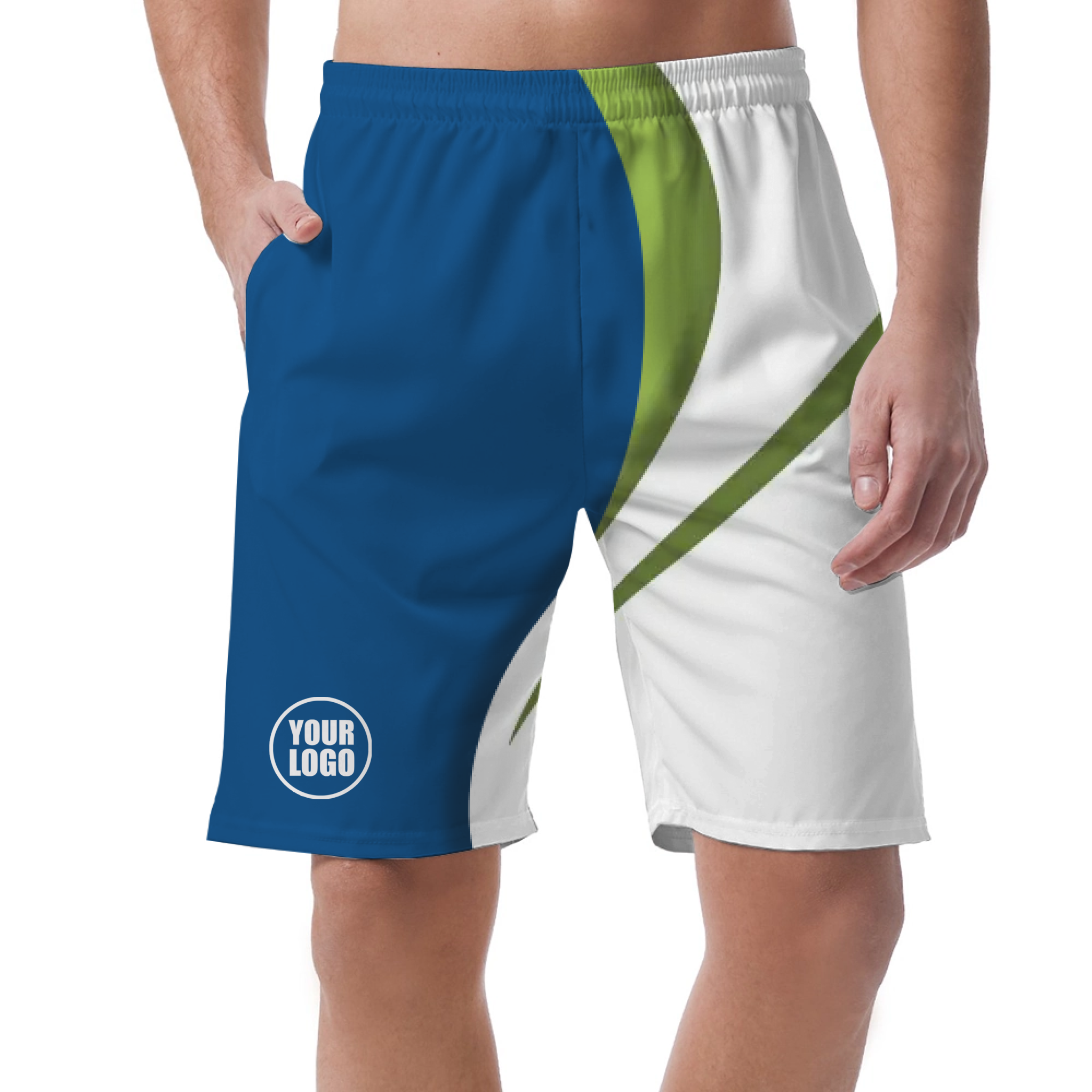 Picklewin Sporty Curve Short Pants Custom For Men