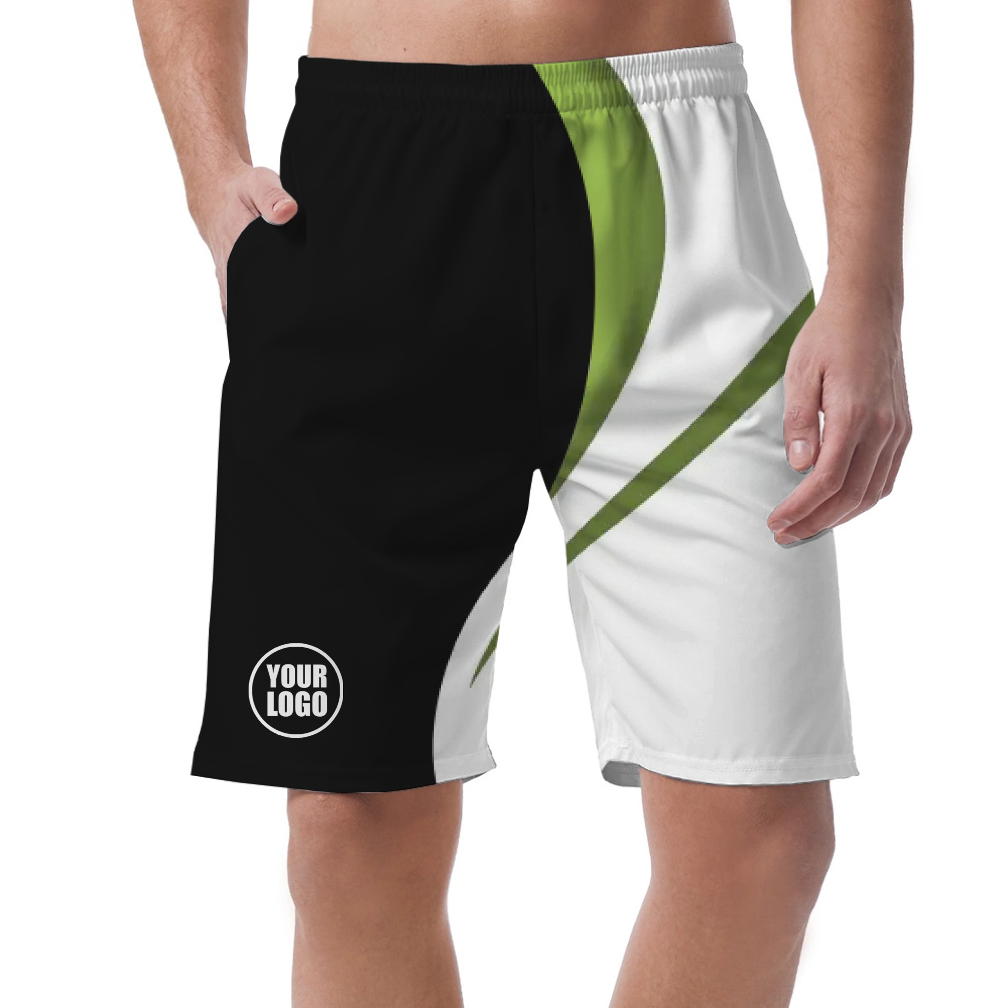 Picklewin Sporty Curve Short Pants Custom For Men