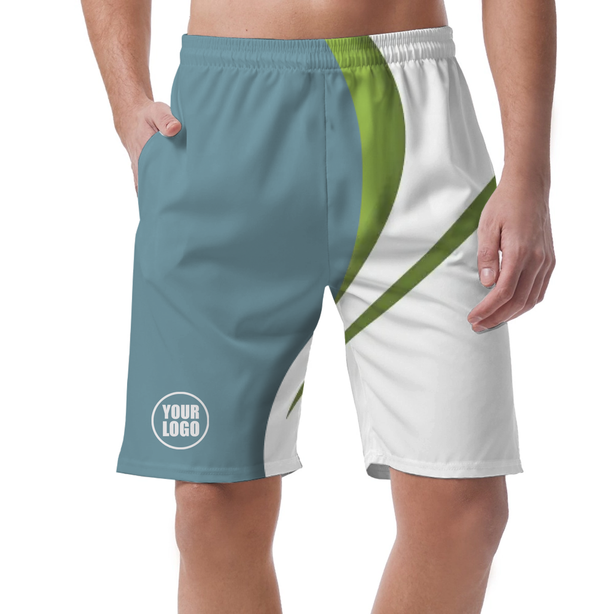 Picklewin Sporty Curve Short Pants Custom For Men