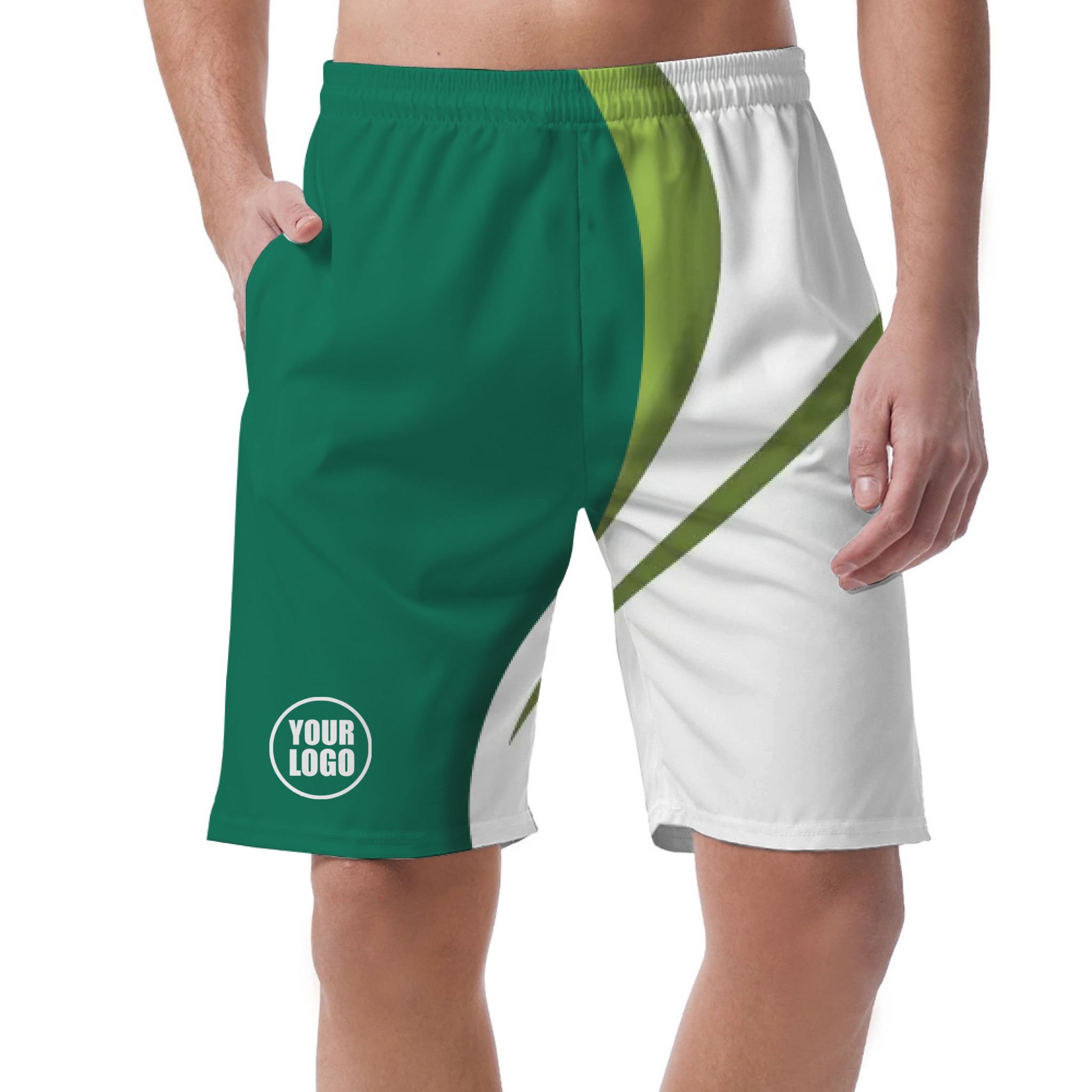 Picklewin Sporty Curve Short Pants Custom For Men