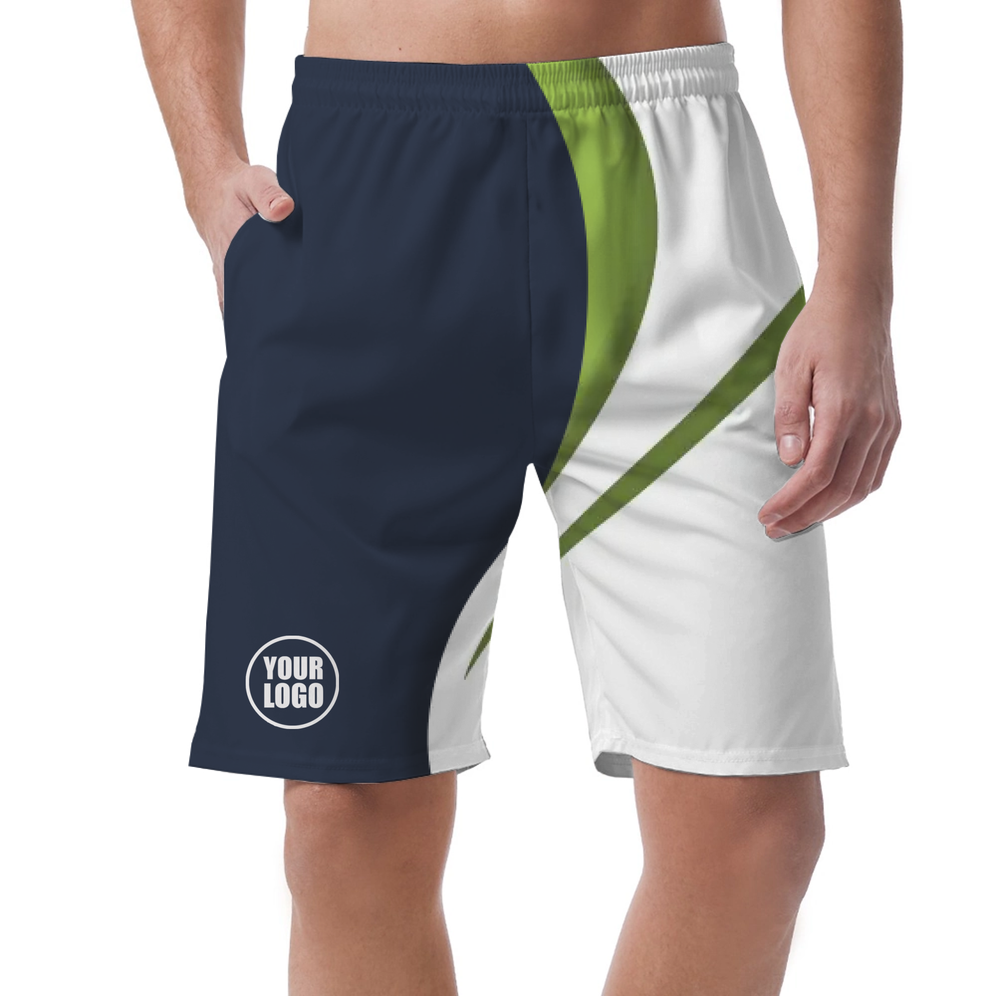 Picklewin Sporty Curve Short Pants Custom For Men