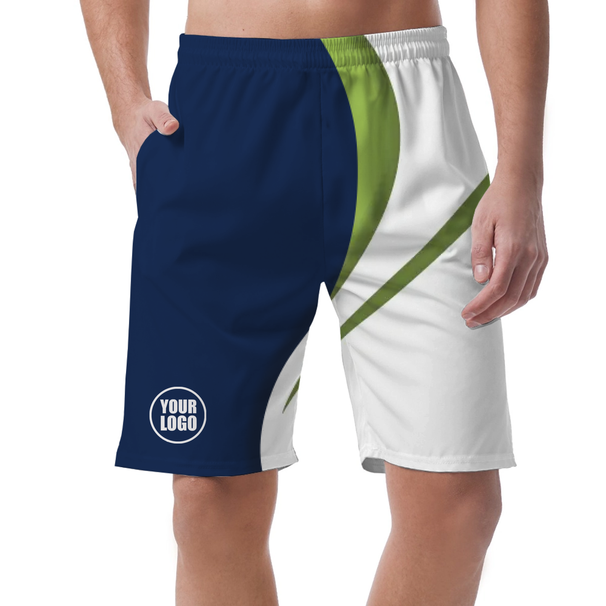 Picklewin Sporty Curve Short Pants Custom For Men