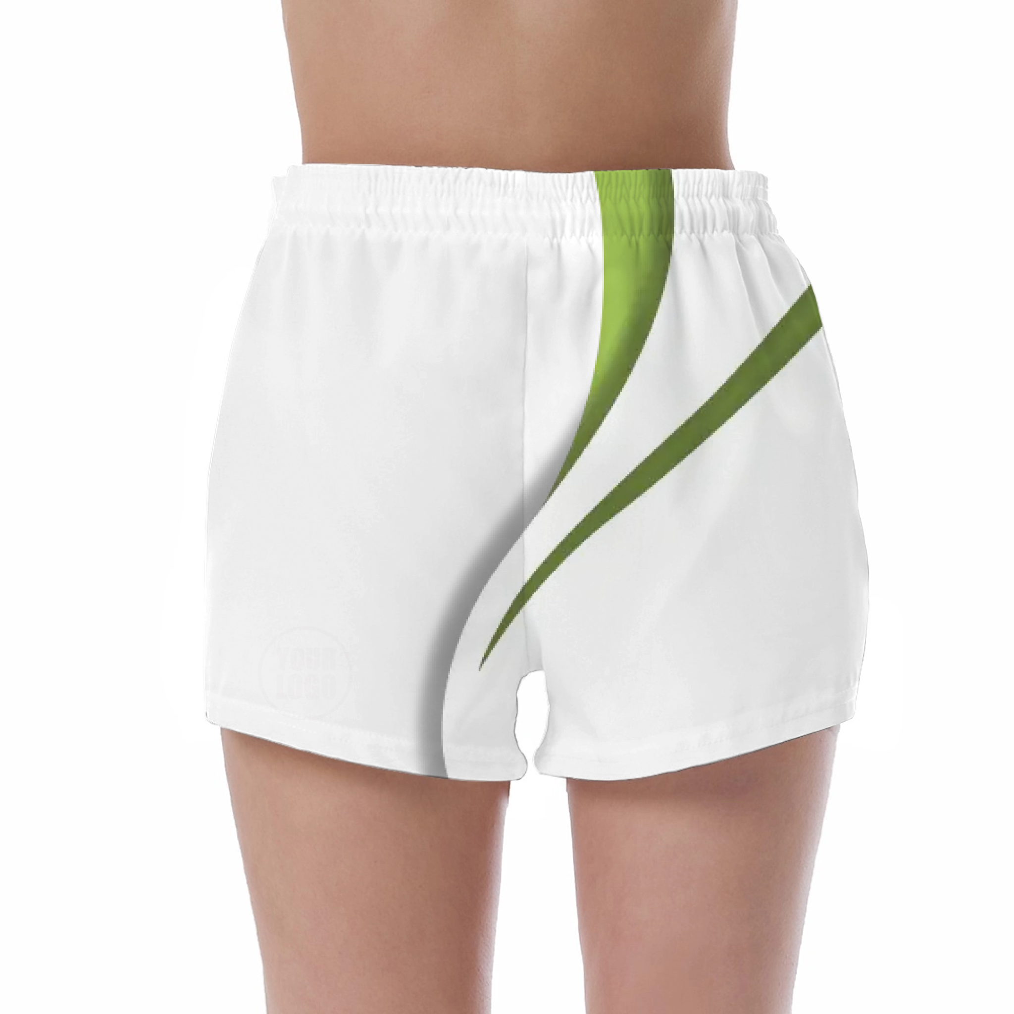 Picklewin Sporty Curve Women's Custom UV Protection Shorts - alternate
