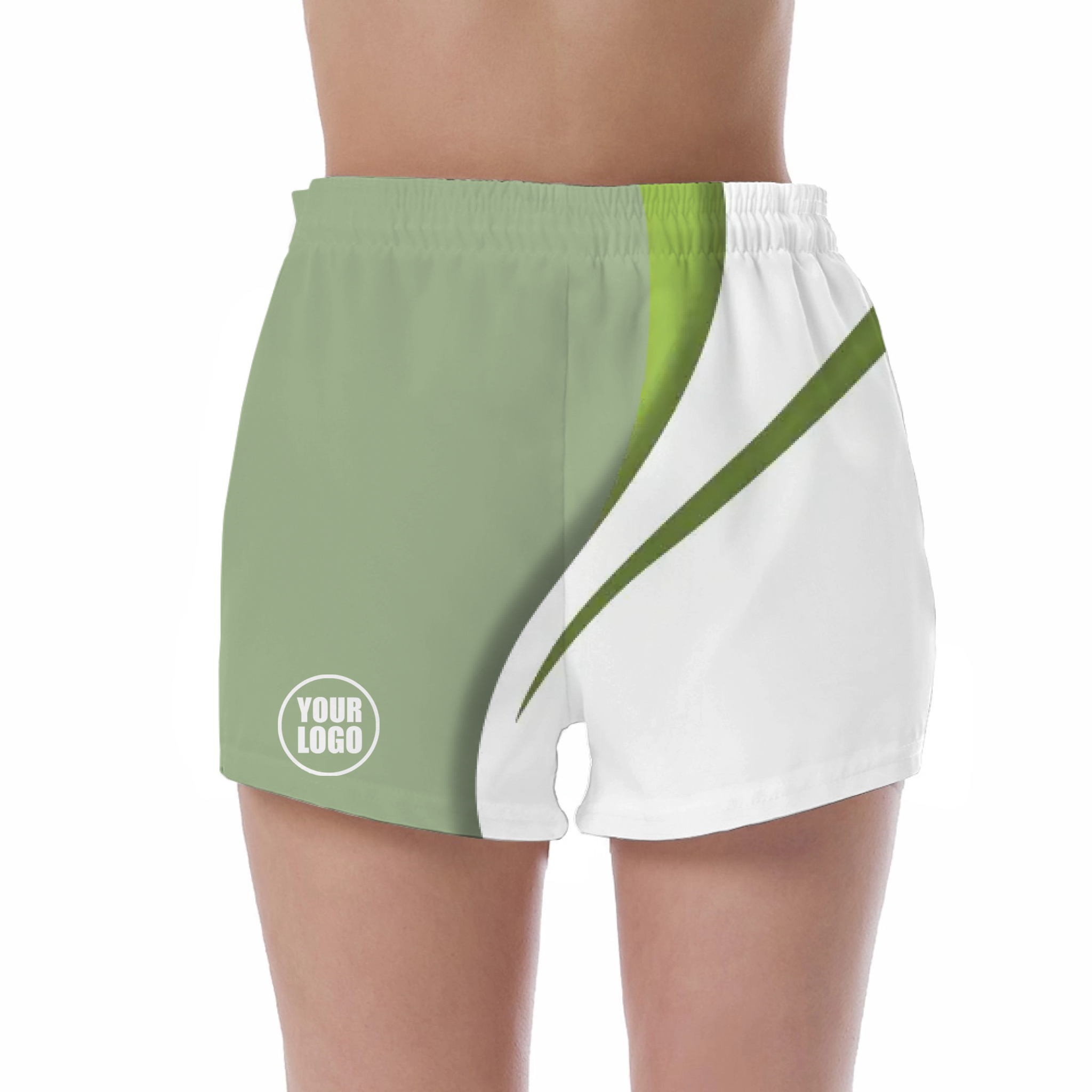 Picklewin Sporty Curve Women's Custom UV Protection Shorts