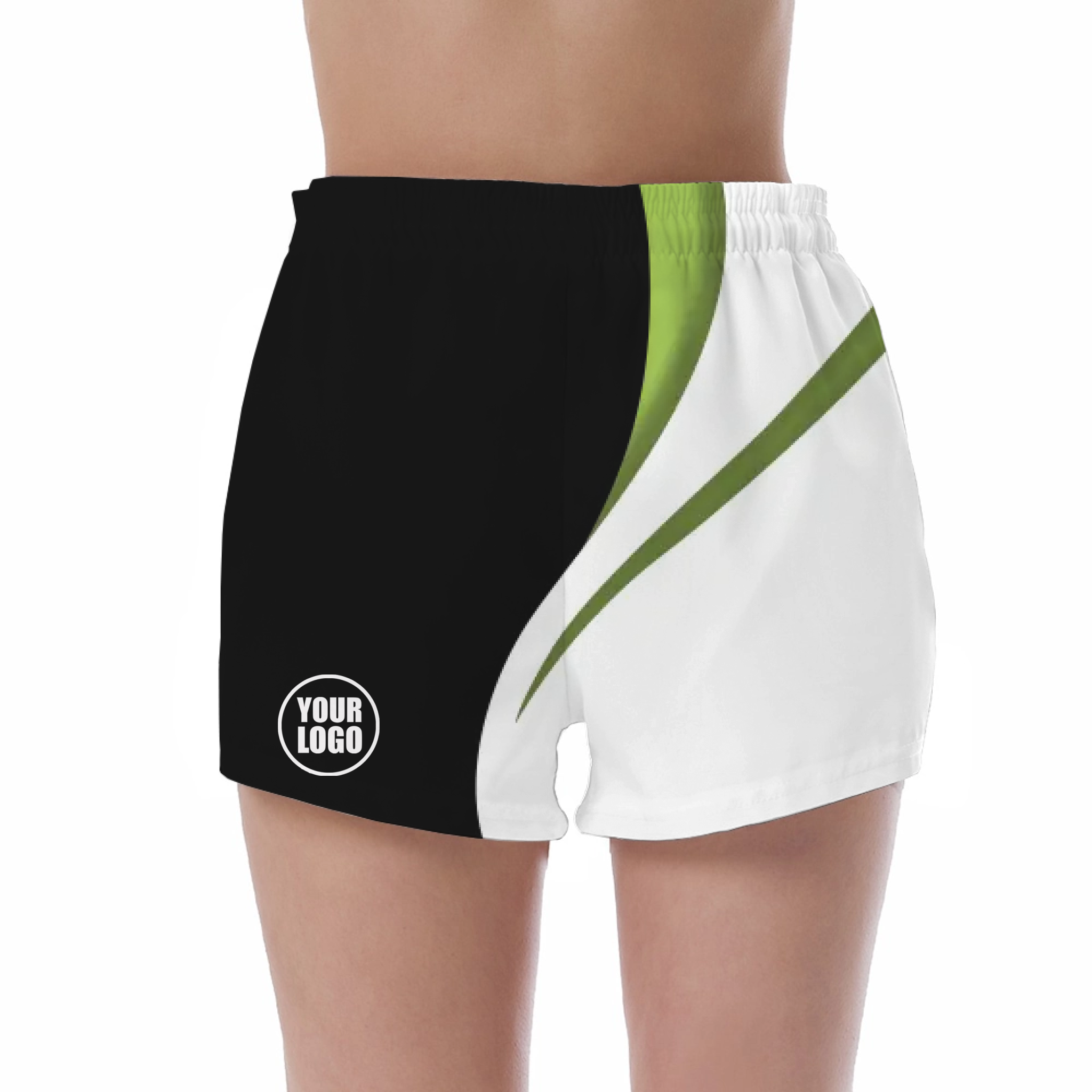 Picklewin Sporty Curve Women's Custom UV Protection Shorts