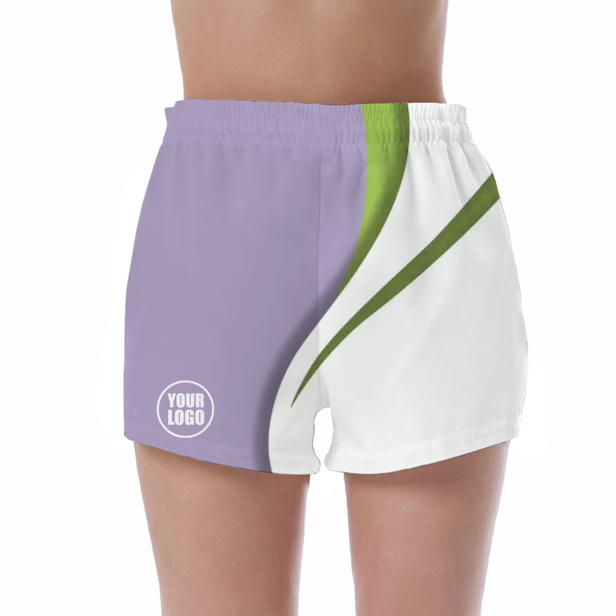 Picklewin Sporty Curve Women's Custom UV Protection Shorts