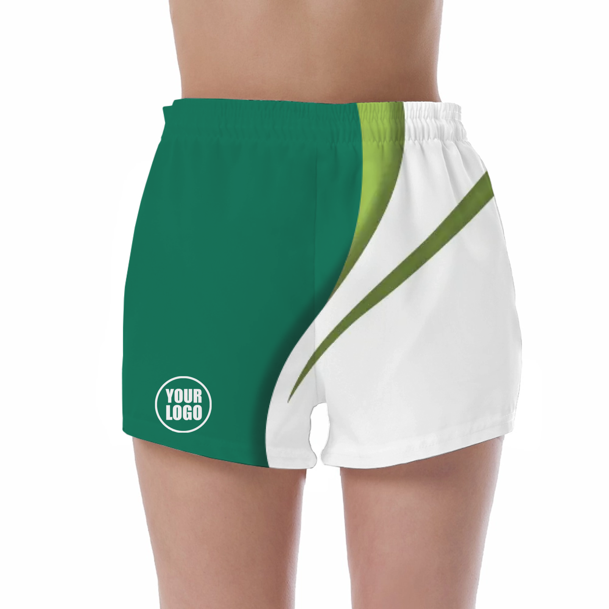 Picklewin Sporty Curve Women's Custom UV Protection Shorts