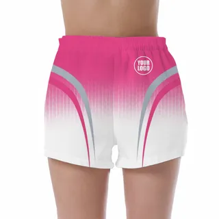 Picklewin Sporty Gradient Custom UV Protection Shorts For Women