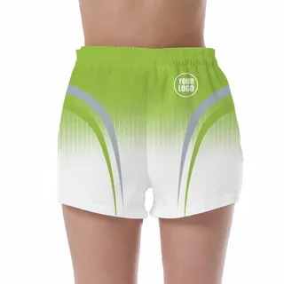 Picklewin Sporty Gradient Custom UV Protection Shorts For Women – alternate