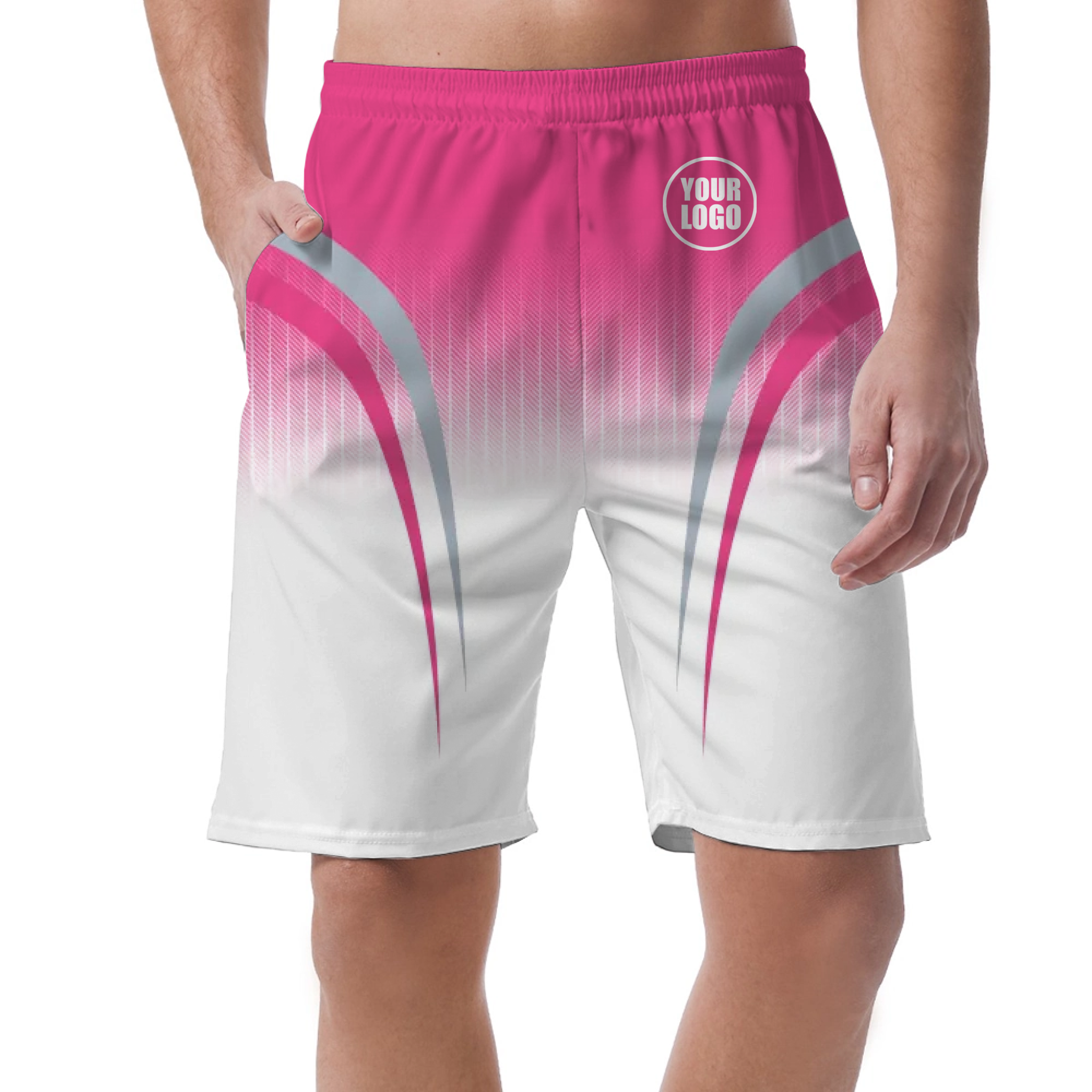 Picklewin Sporty Gradient Men's Customized Short Pants