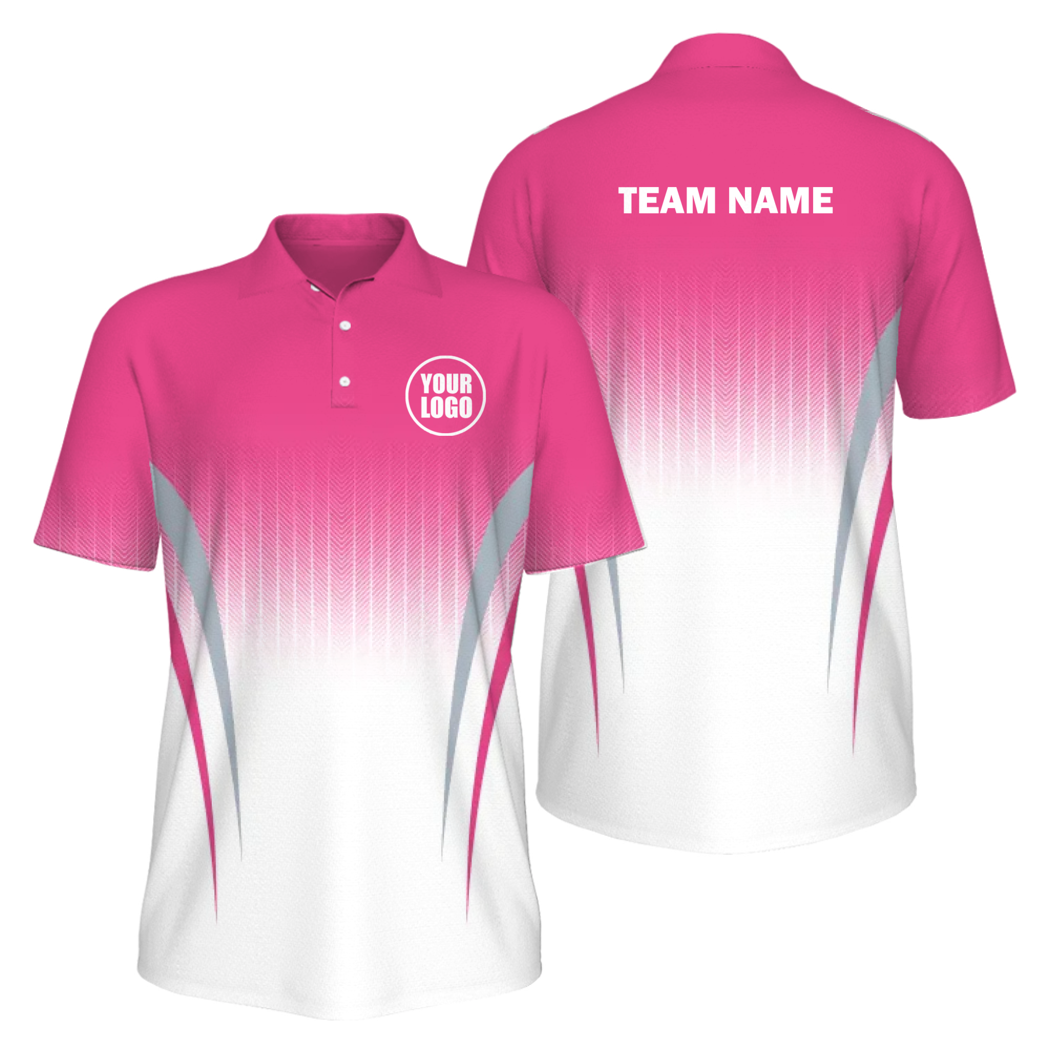 Picklewin Sporty Gradient UV Protection Polo Shirt Custom For Men