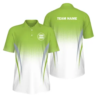 Picklewin Sporty Gradient UV Protection Polo Shirt Custom For Men