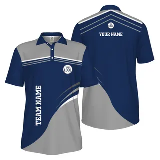 Picklewin Stylish Custom Athletic Uniform UV Protection Men Polo Shirt