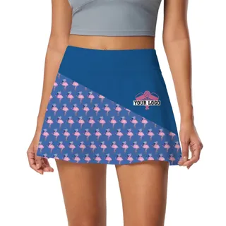 Picklewin Stylish Custom Logo Flamingo Sport Women's Skort