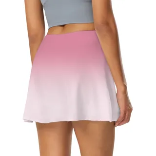 Picklewin Stylish Custom Pickleball Logo Pinky Women's Skort  – alternate