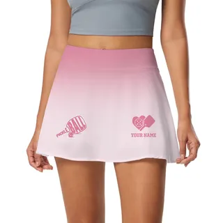 Picklewin Stylish Custom Pickleball Logo Pinky Women's Skort 