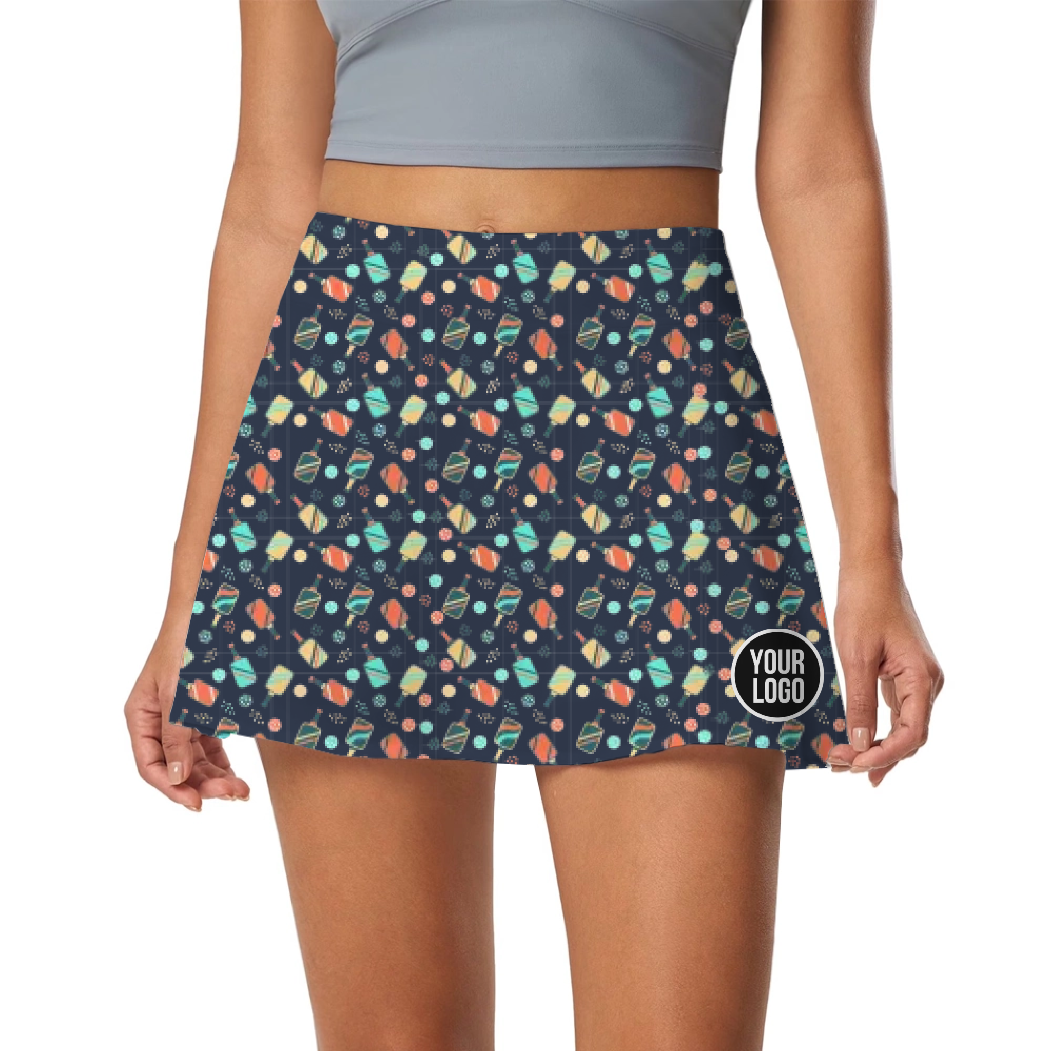 Picklewin Summer Vibe Custom Women's Skort 