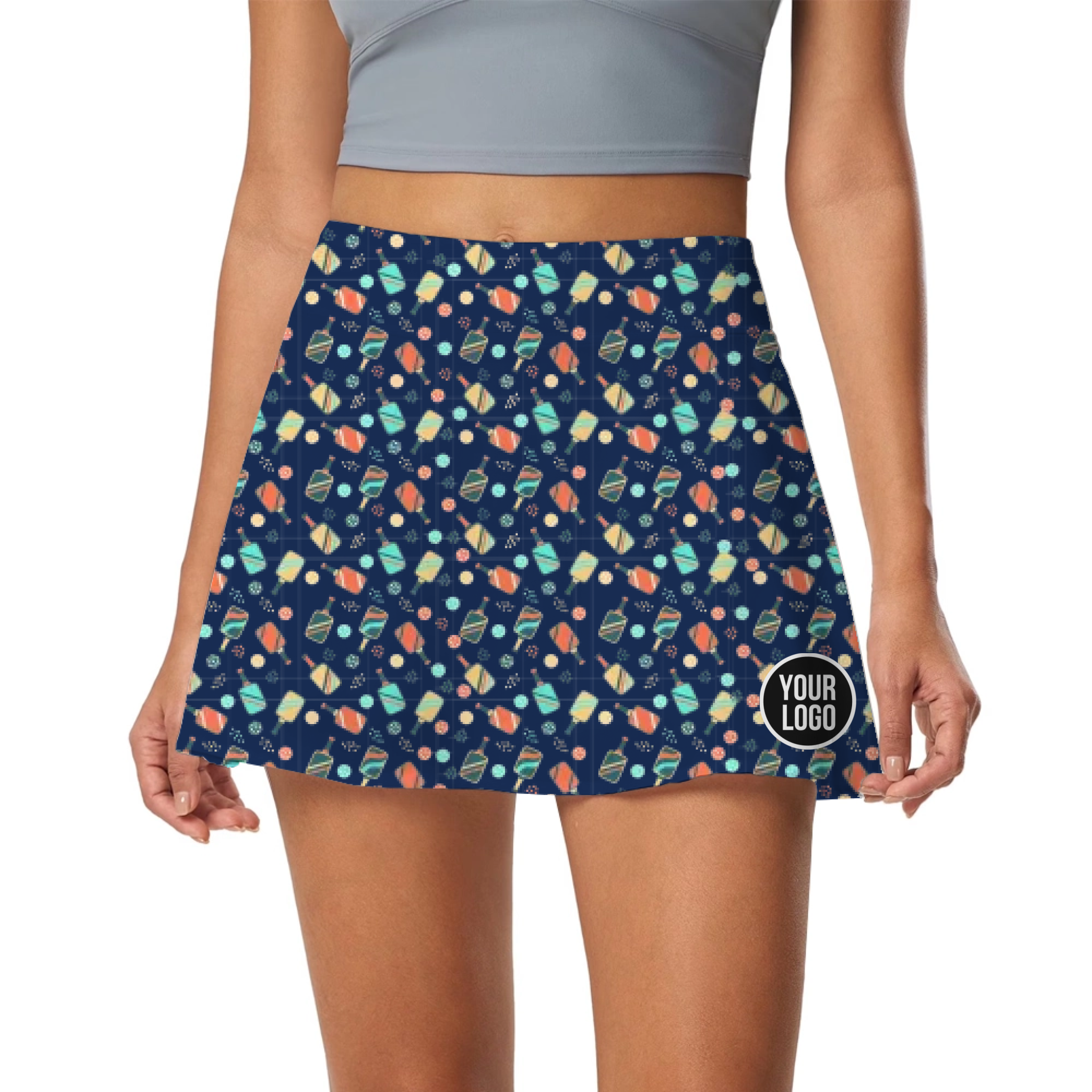 Picklewin Summer Vibe Custom Women's Skort 