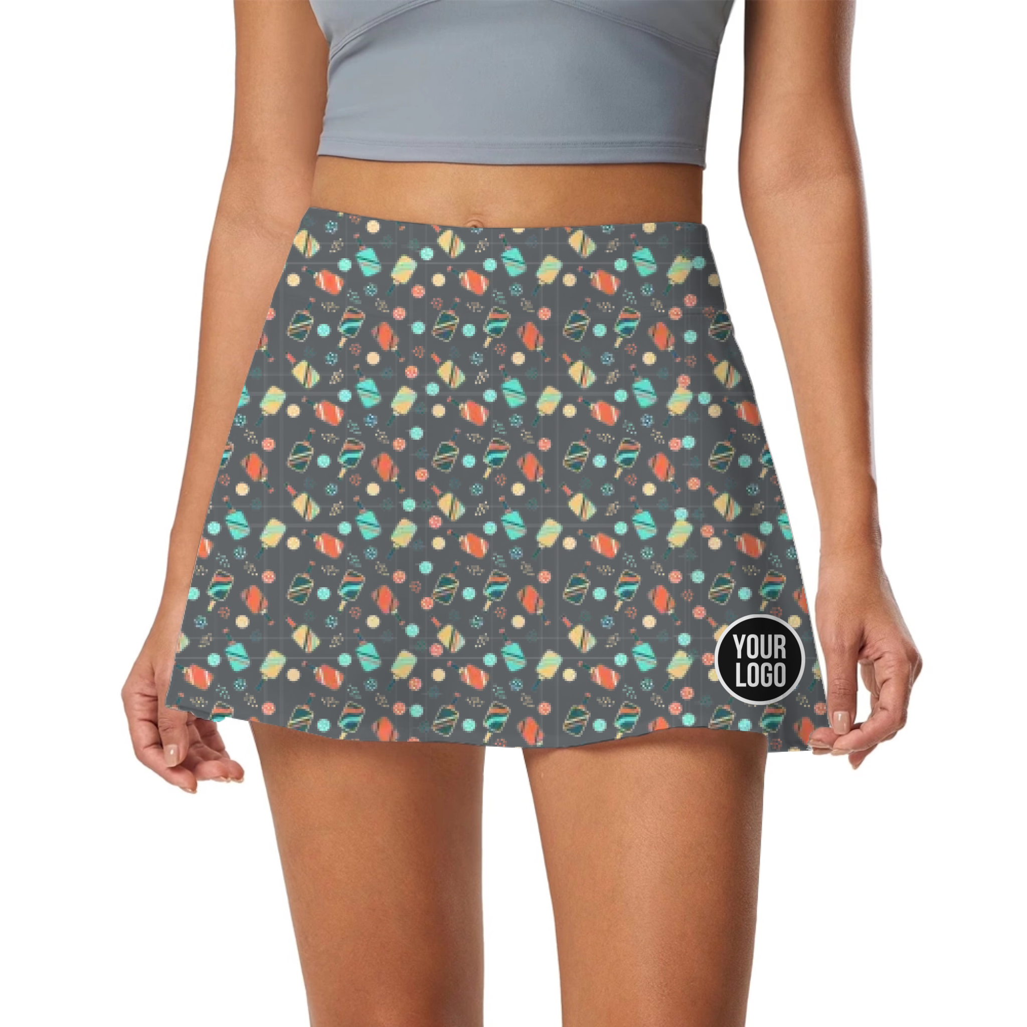 Picklewin Summer Vibe Custom Women's Skort 