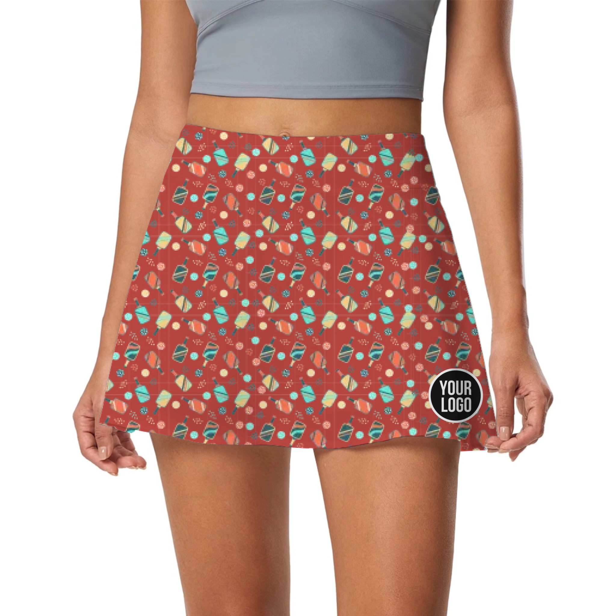 Picklewin Summer Vibe Custom Women's Skort 