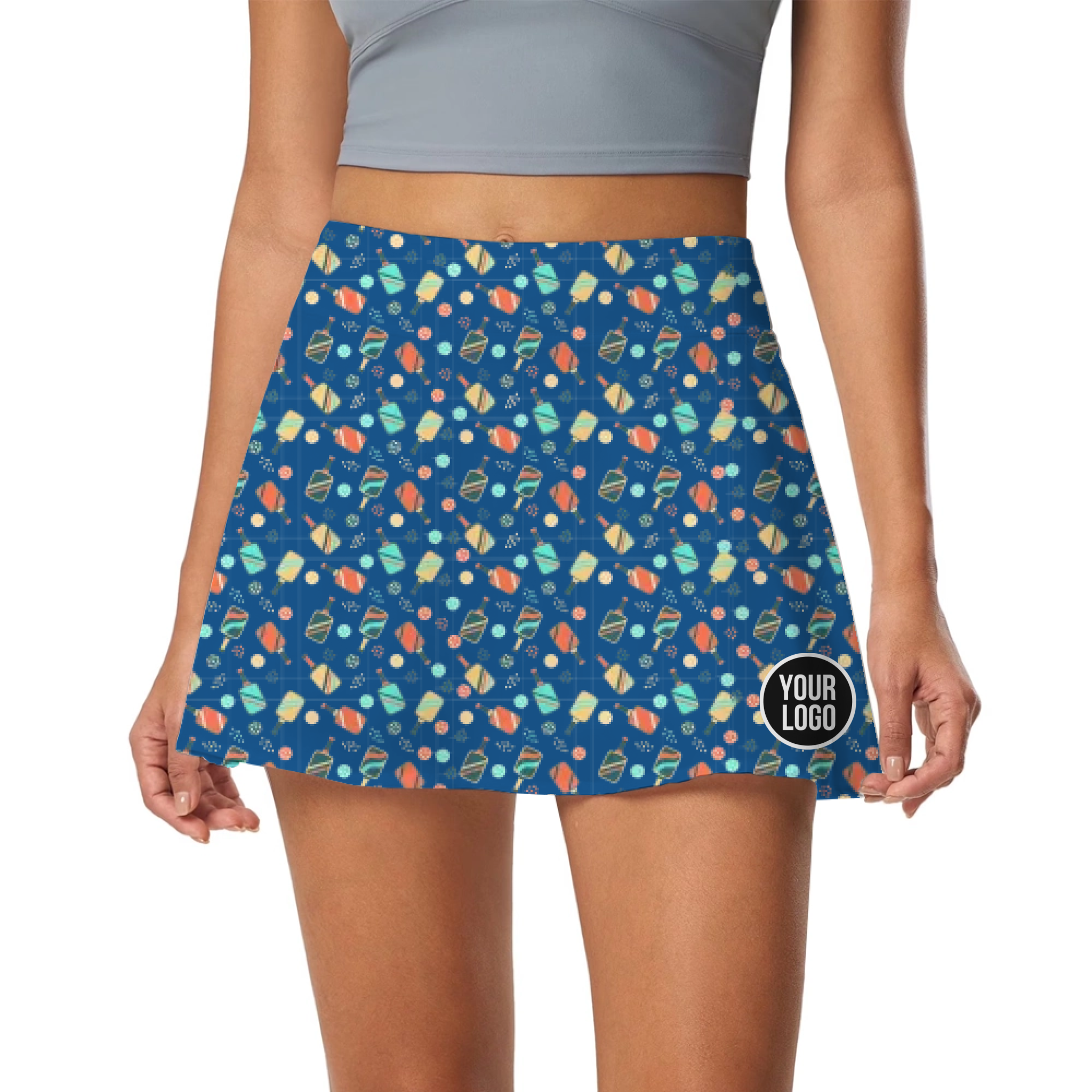 Picklewin Summer Vibe Custom Women's Skort 