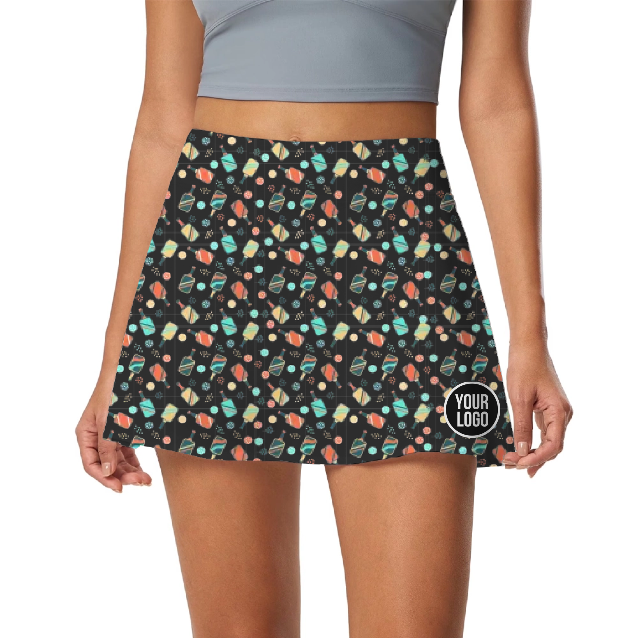 Picklewin Summer Vibe Custom Women's Skort 