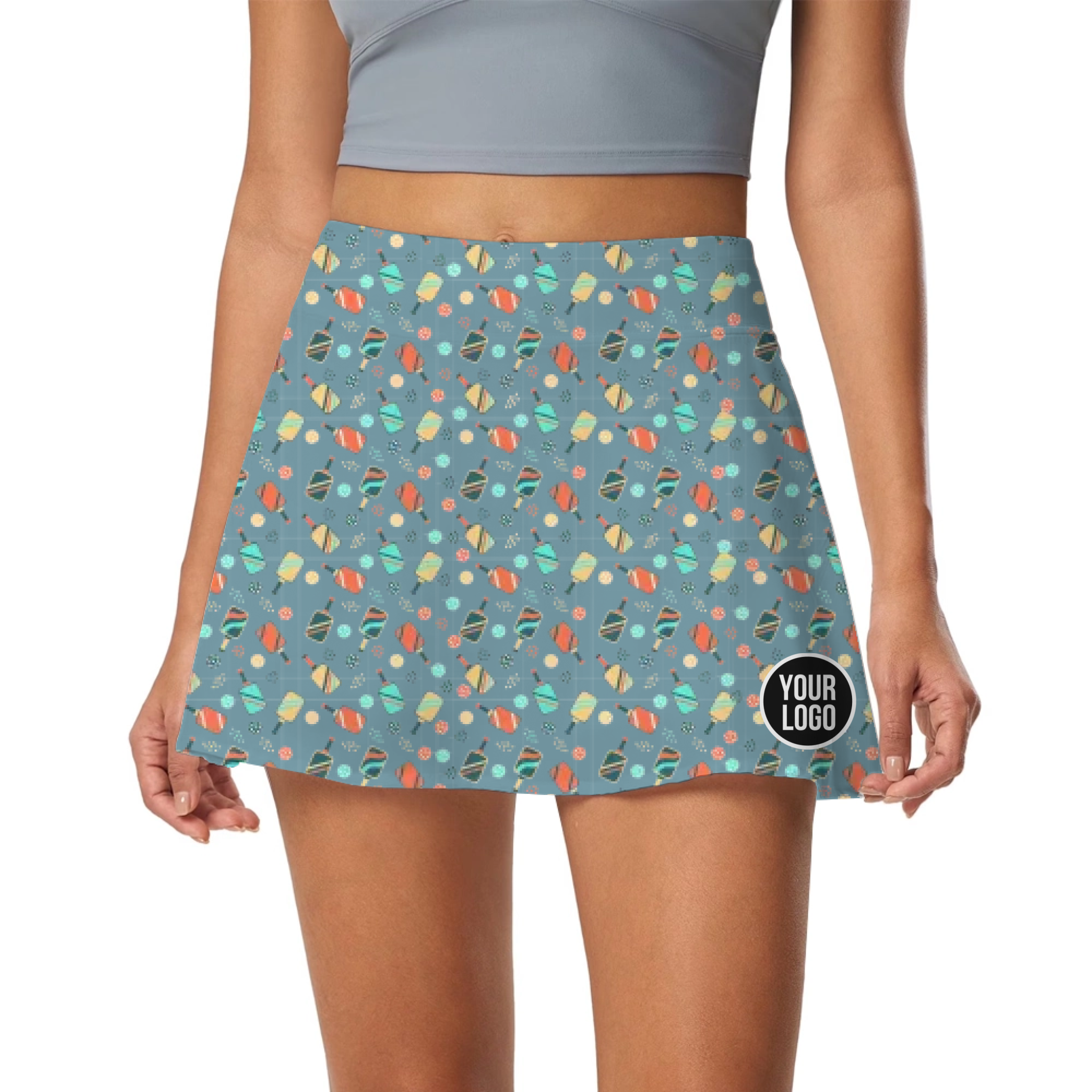 Picklewin Summer Vibe Custom Women's Skort 