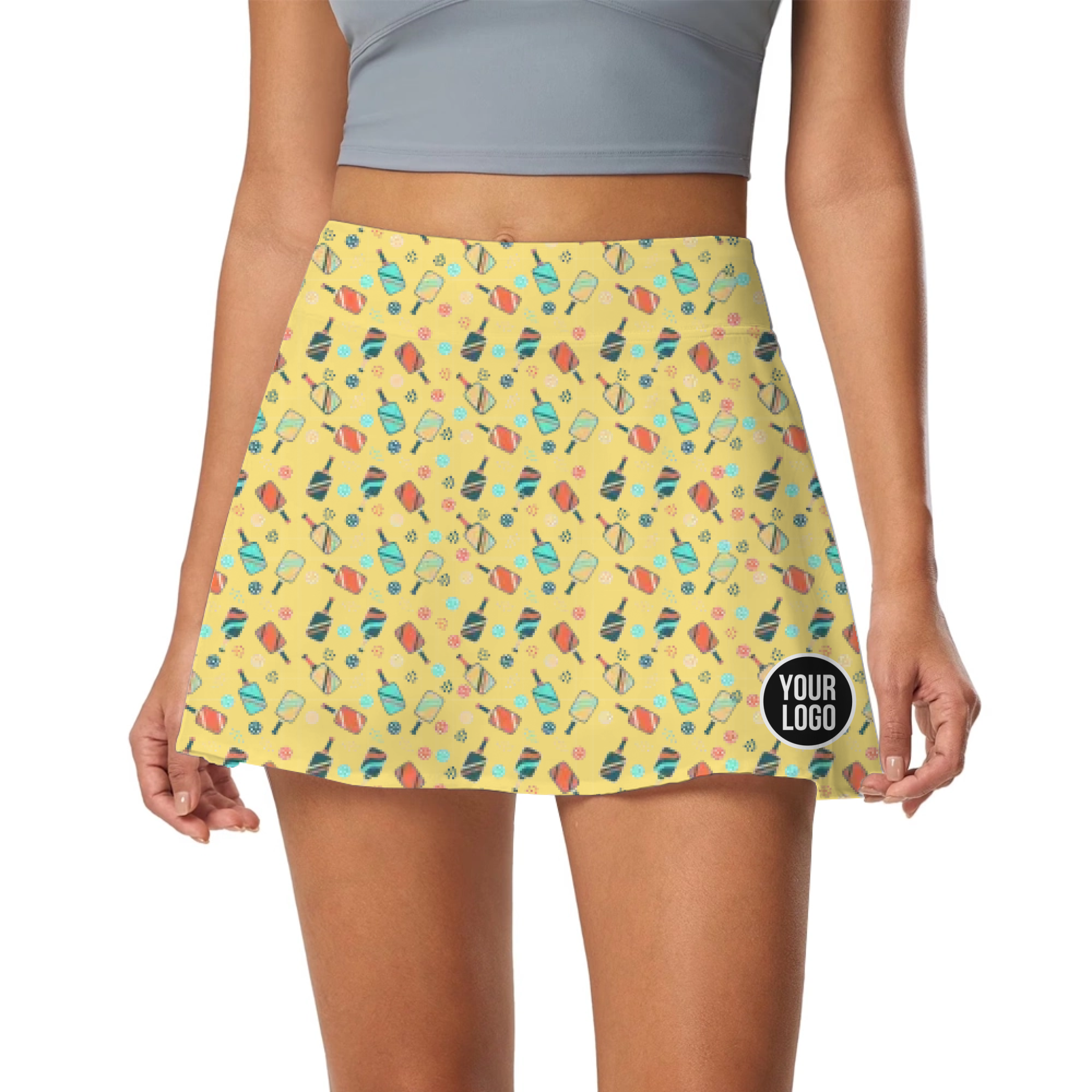 Picklewin Summer Vibe Custom Women's Skort 