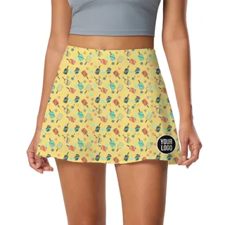 Picklewin Summer Vibe Custom Women's Skort 