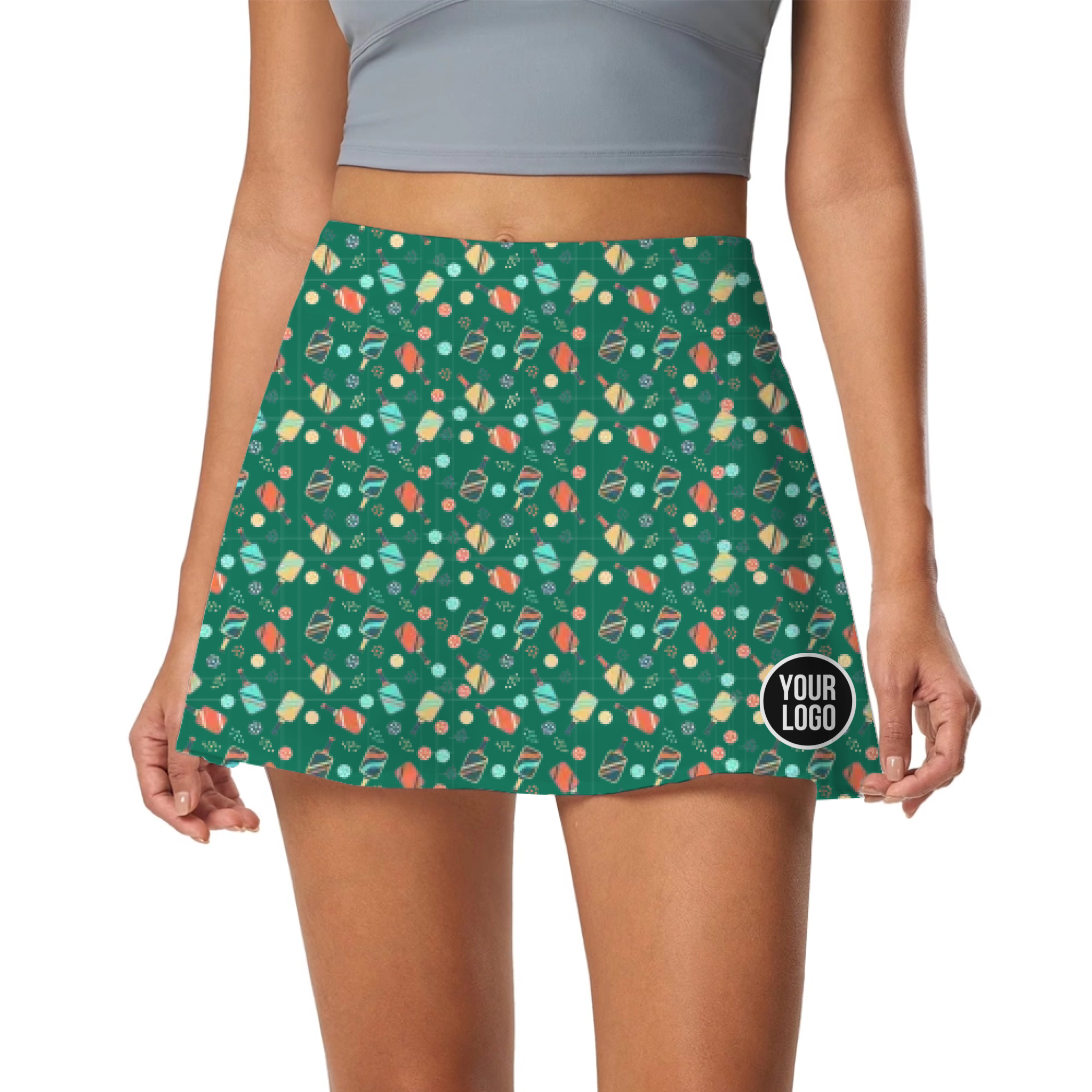 Picklewin Summer Vibe Custom Women's Skort 